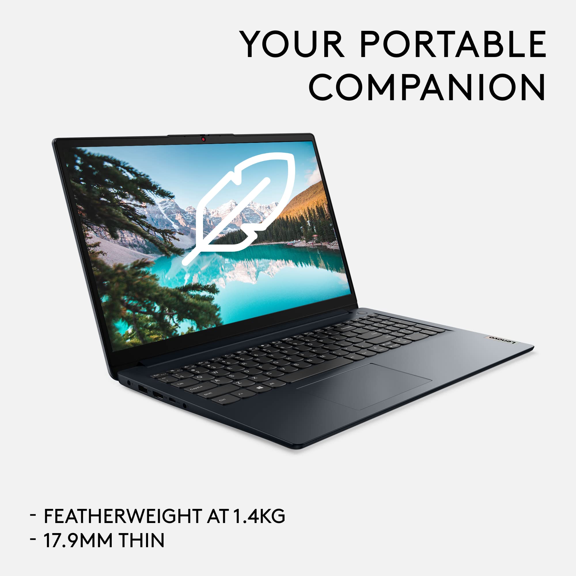 Lenovo IdeaPad 1 15 Inch Full HD Laptop (AMD Ryzen 7 5700U, 8GB