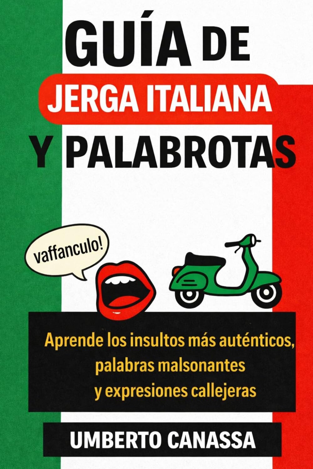 Guía de Jerga Italiana y Palabrotas: Aprende los insultos más auténticos, palabras malsonantes y expresiones callejeras