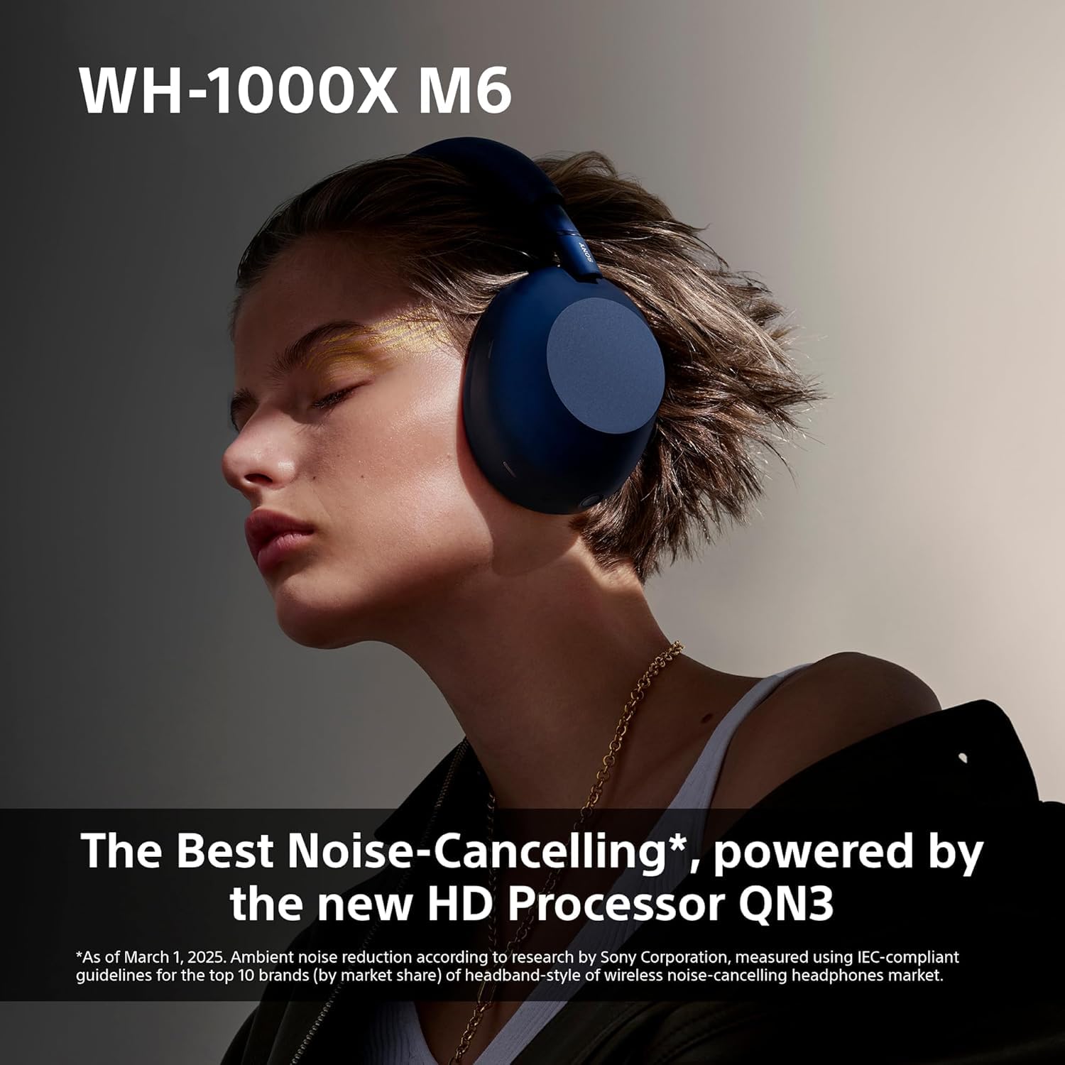 Sony WH-1000XM6 Black: Wireless Headphones World Class Noise