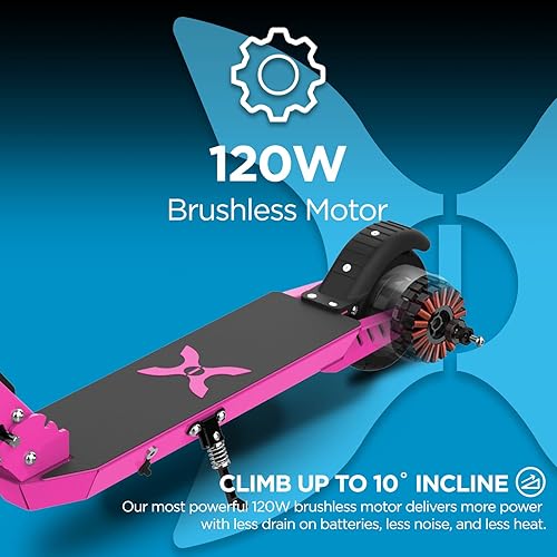 Miniatura 3 de Hover-1 Flare Scooter eléctrico  8MPH rango 3M carga 6HR indicador de batería de velocidad neumáticos sólidos delanteros y traseros de 55 pulgadas