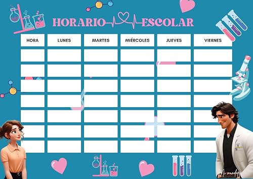 Horario de clases Tematica Hipotesis del amor (Spanish Edition)