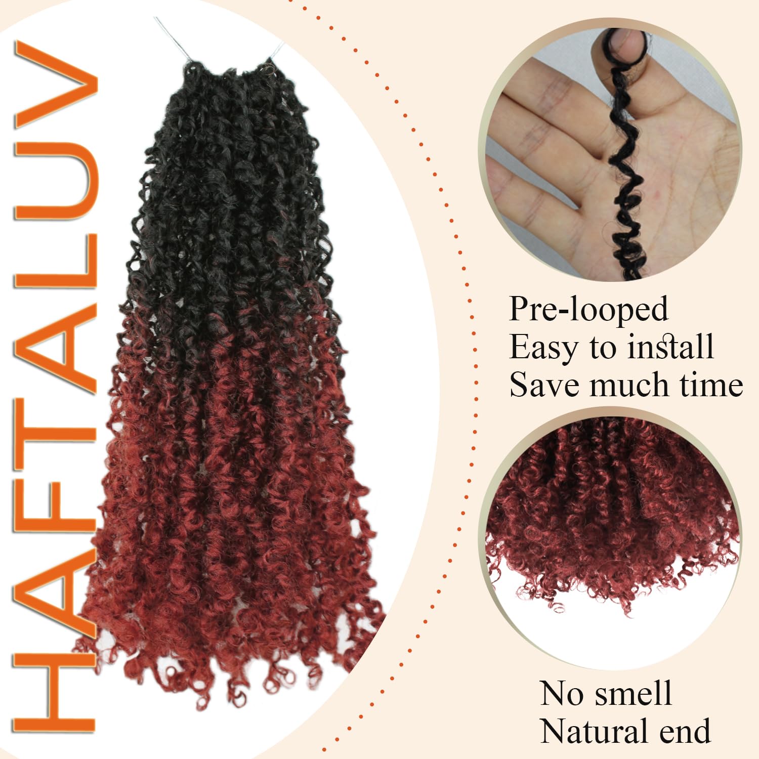 Yanky Twist Crochet Hair 12 Inch 9 Packs Pre Looped Mini Twist Yankee Twist Micro Yaki Twist Synthetic Curly Crochet Hair Extensions For Black Women (TBUG, 12 Inch)
