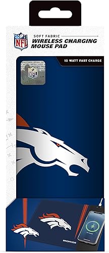 Vista 96 de SOAR Alfombrilla de mouse de carga inalámbrica NFL