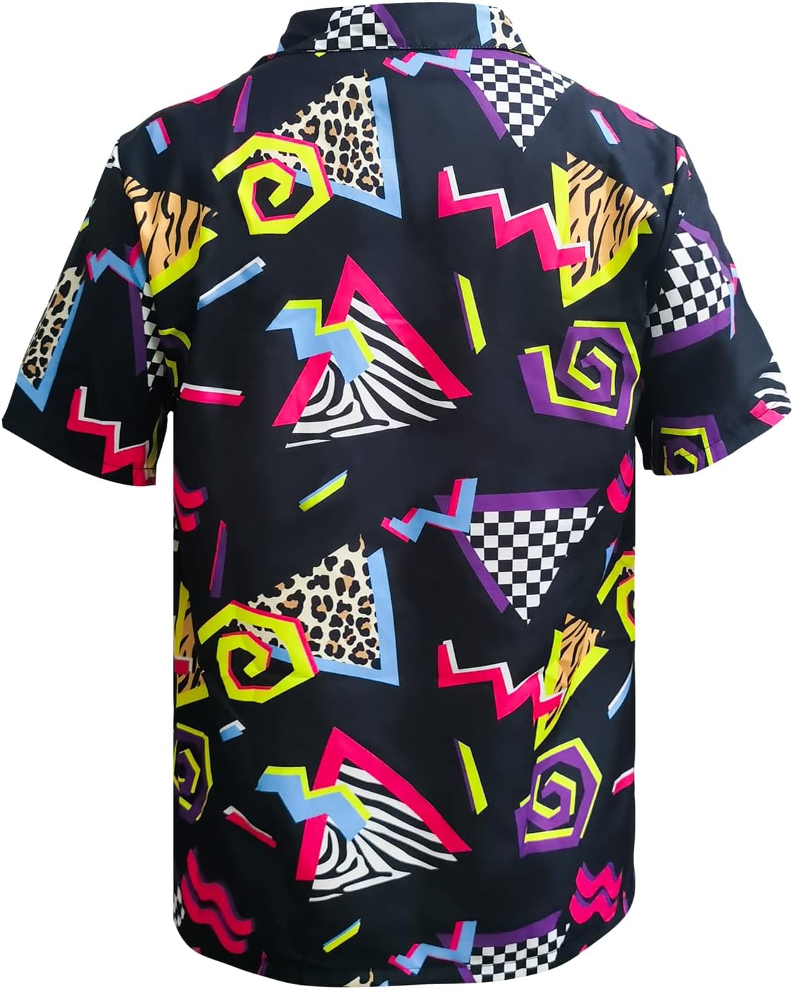 80's Men's Vintage Hawaiian Beach Shirts - 90's Button Up Disco Theme Party Shirts - Image 3