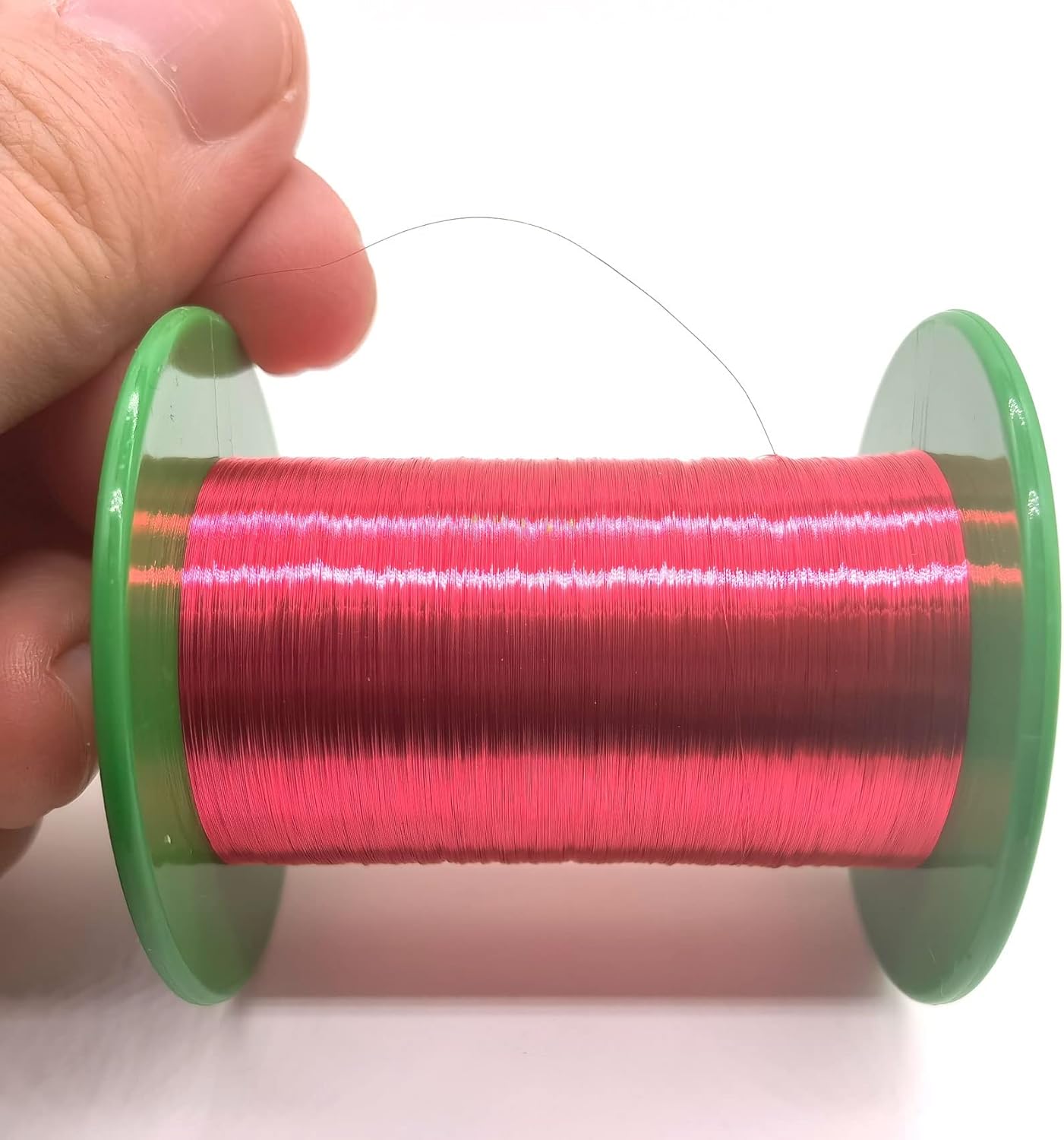 Magnet Enameled Cable Copper Wire 40AWG 32AWG 44AWG 41AWG 0.03mm 0.13mm 0.7mm 0.17mm Red Wire QA-1/155 Used in Physical Science Experiments (Color : OD 0.08mm, Size : Weight 100g)