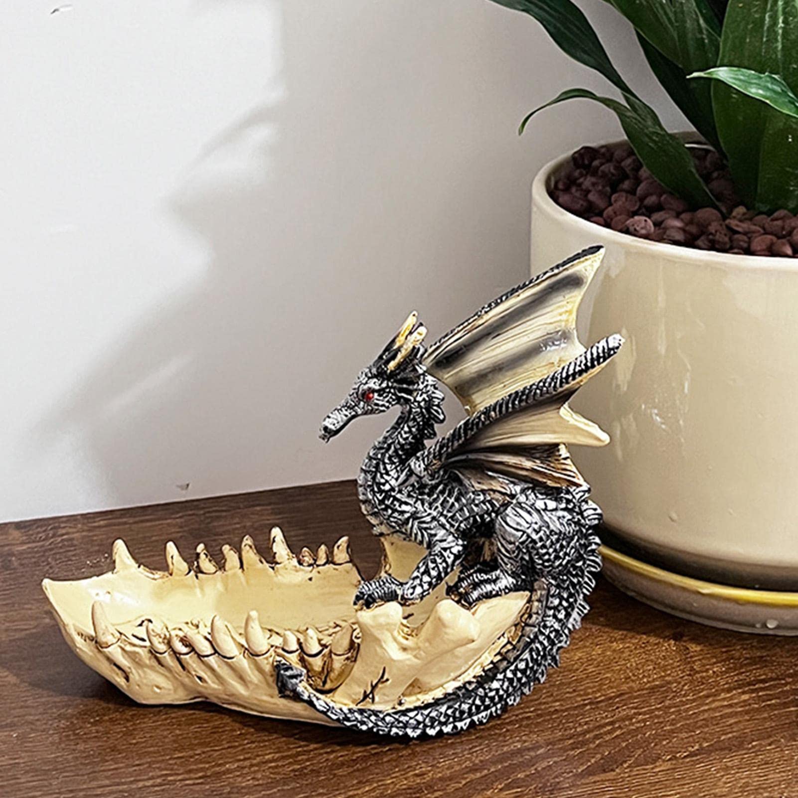 Amazon.co.jp: 樹脂ドラゴンストレージ装飾ドラゴンストレージ彫刻像