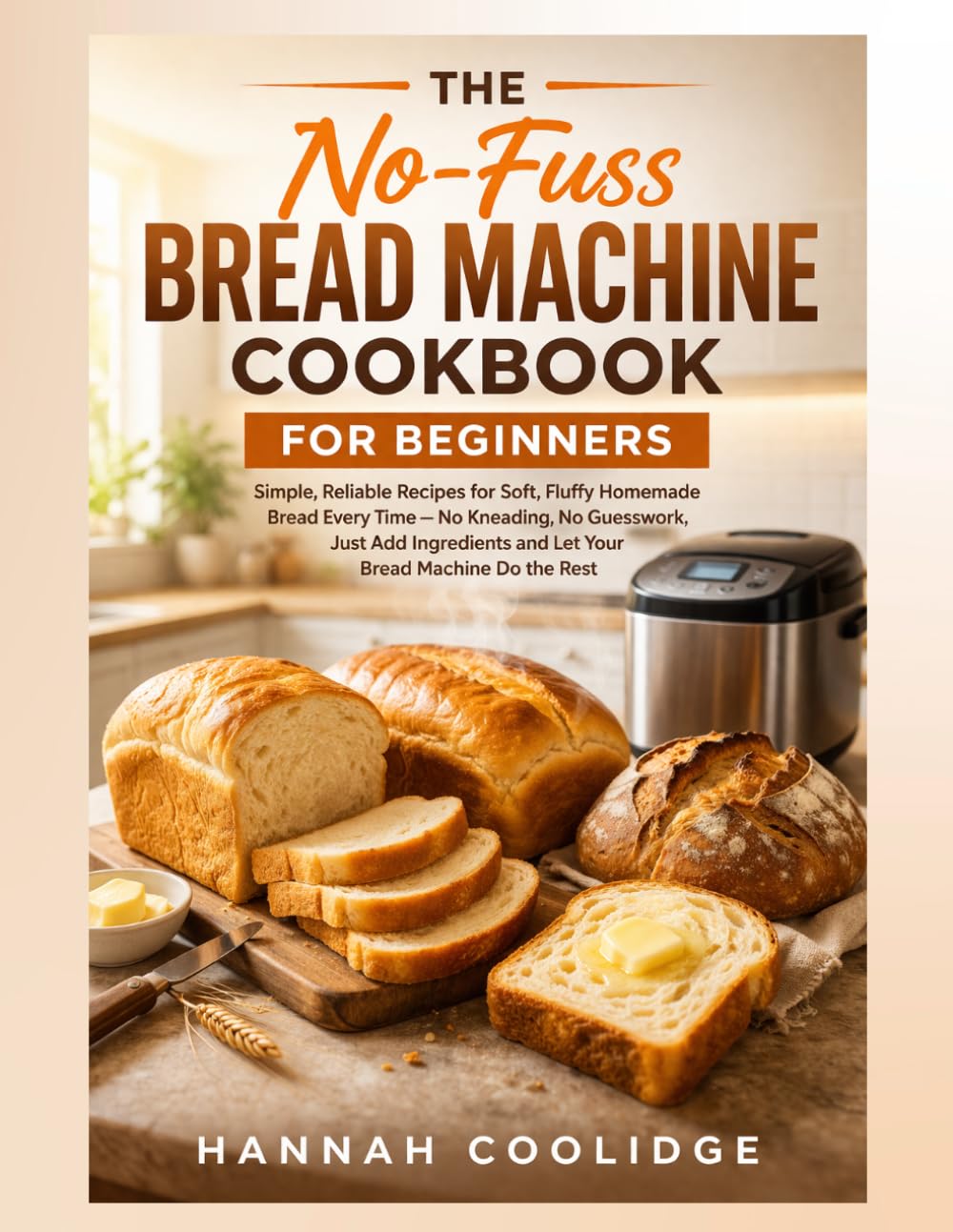 The No-Fuss Bread Machine Cookbook for Beginners: Simple, Reliable Recipes for Soft, Fluffy Homemade Bread Every Time — No Kneading, No Guesswork, ... and Let Your Bread Machine Do the Rest
