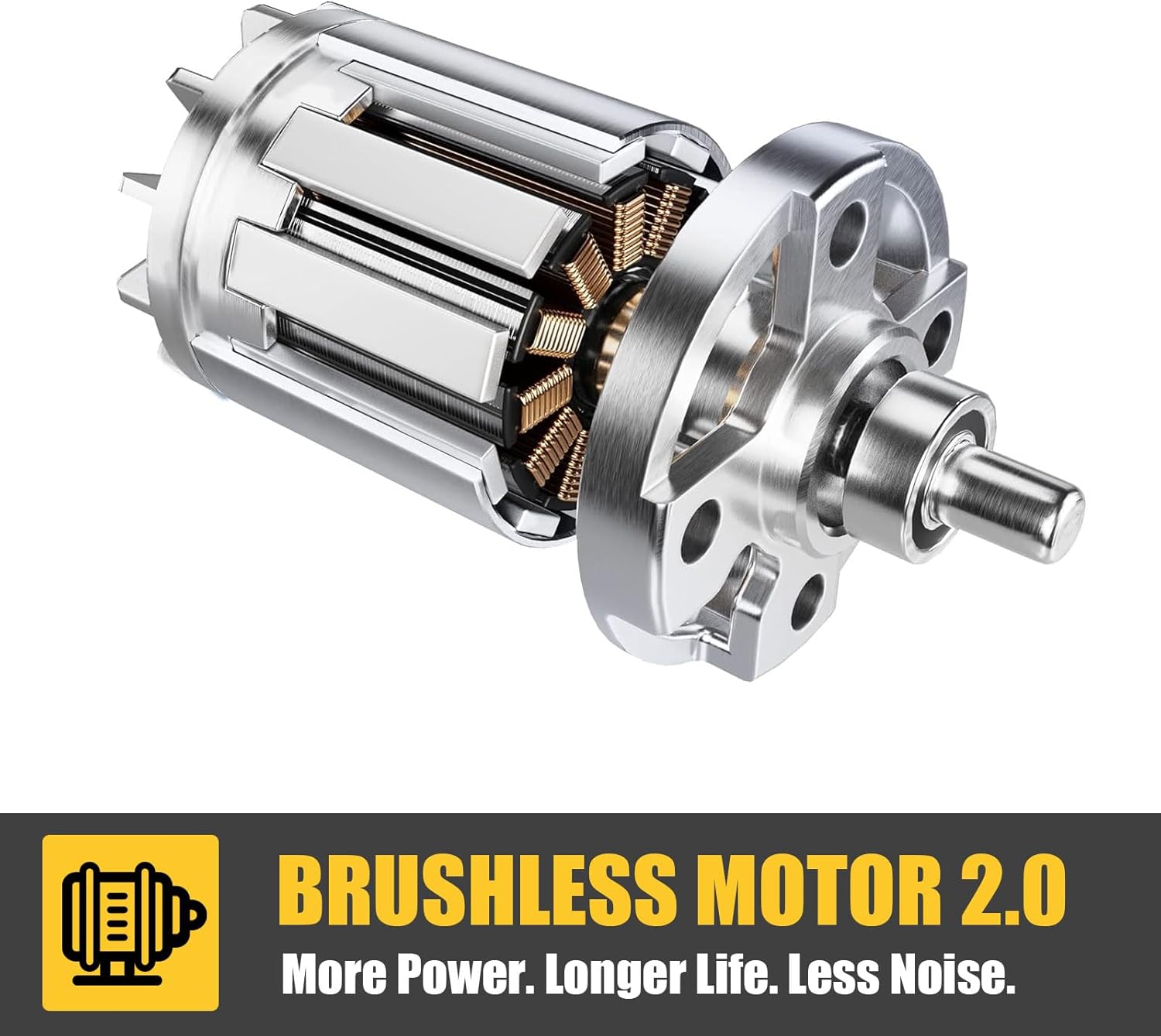 20V Cordless Leaf Blower, Compatible with DeWALT 20V MAX Batteries, Max 600 CFM/125 MPH with Turbo Boost, Brushless Motor 2.0, Variable-Speed Trigger, Lightweight and Compact, Tool Only