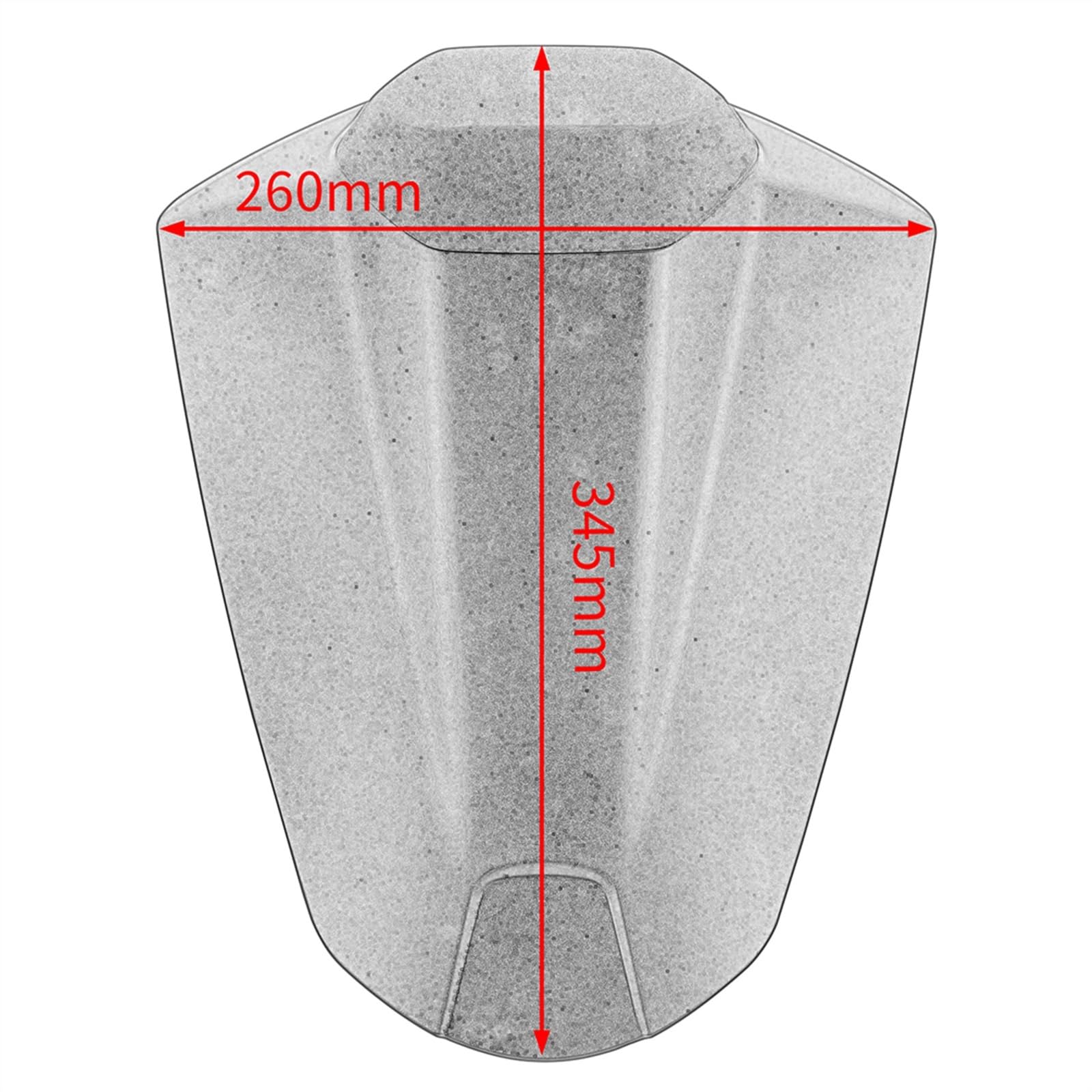 Ala caudale Per Ducati Monster 950 937 2021 2022 2023 Coprisedile Posteriore Per Moto Cowl Passeggero Coda Carenatura Cover(Red)