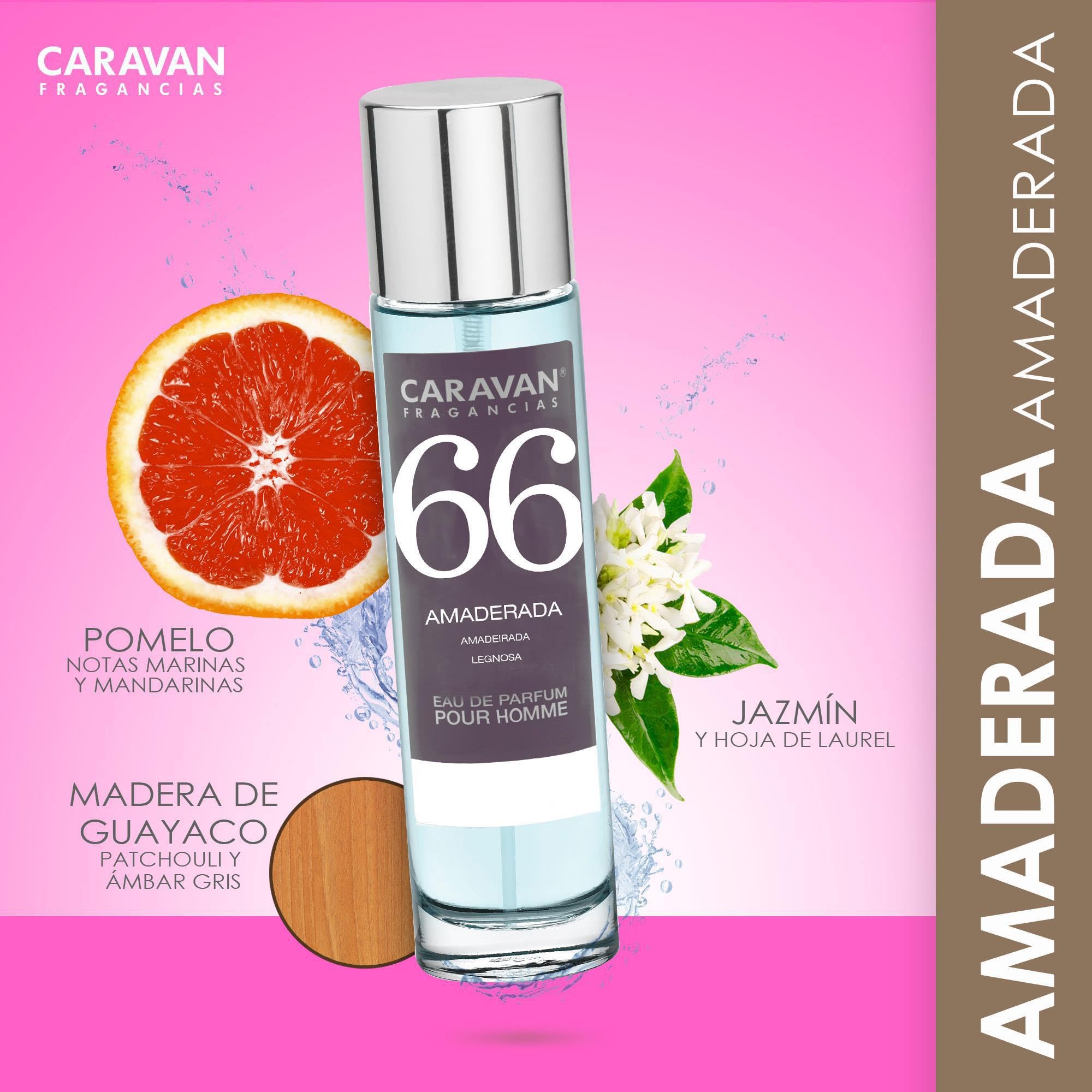CARAVAN FRAGANCIAS Perfume de Hombre Nº58 de 150 ml + Set de 10 Viales de Fragancias Masculinas distintas de Caravan para descrubir nuevos aromas