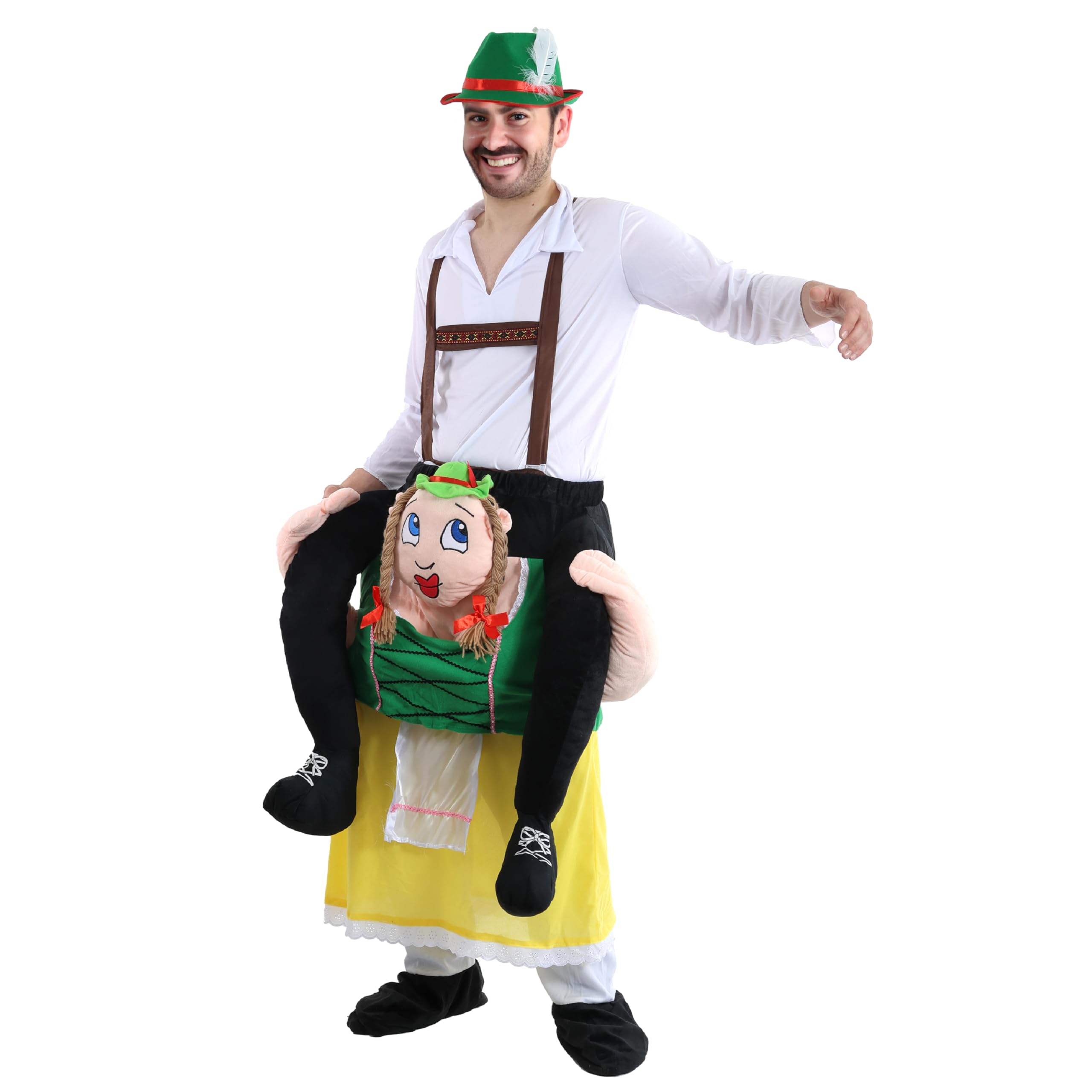 Adults Bavarian Woman Costume - Oktoberfest Pick Me Up - Ride On Bavarian Fancy Dress Costume