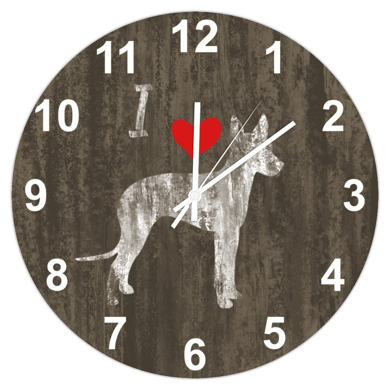 Horloge murale Chien Mexican rétro cadeau idéal pour amoureux des animaux