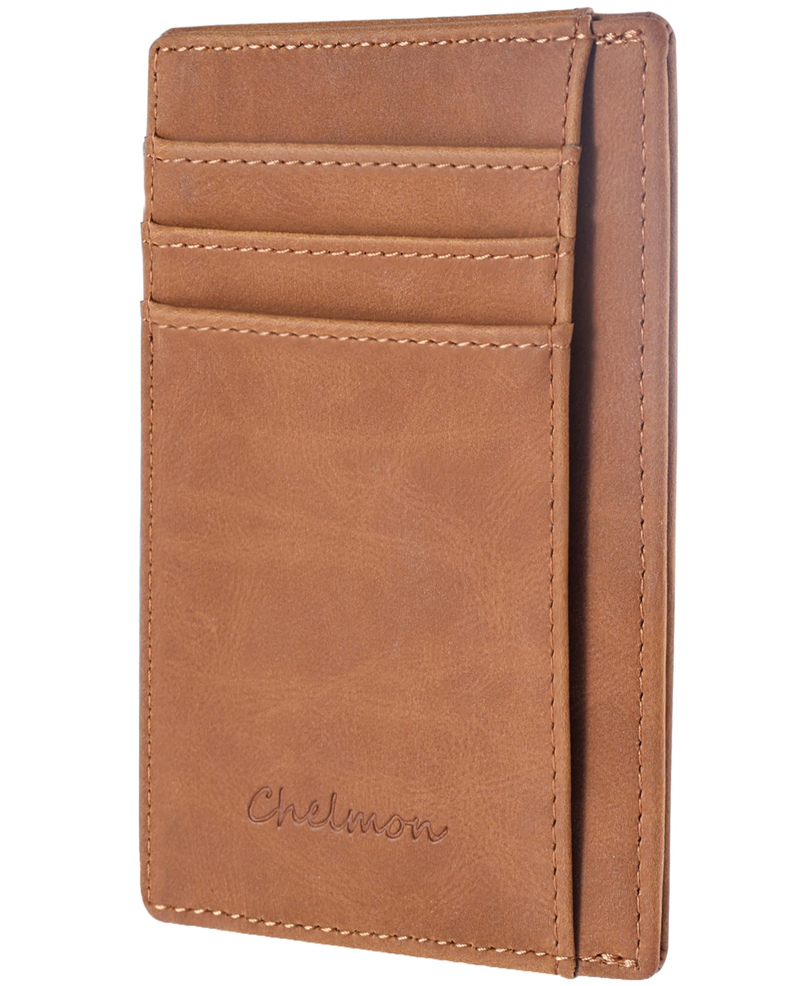 Slim Wallet for Men, Minimalist Front Pocket RFID Blocking Credit Card Holder