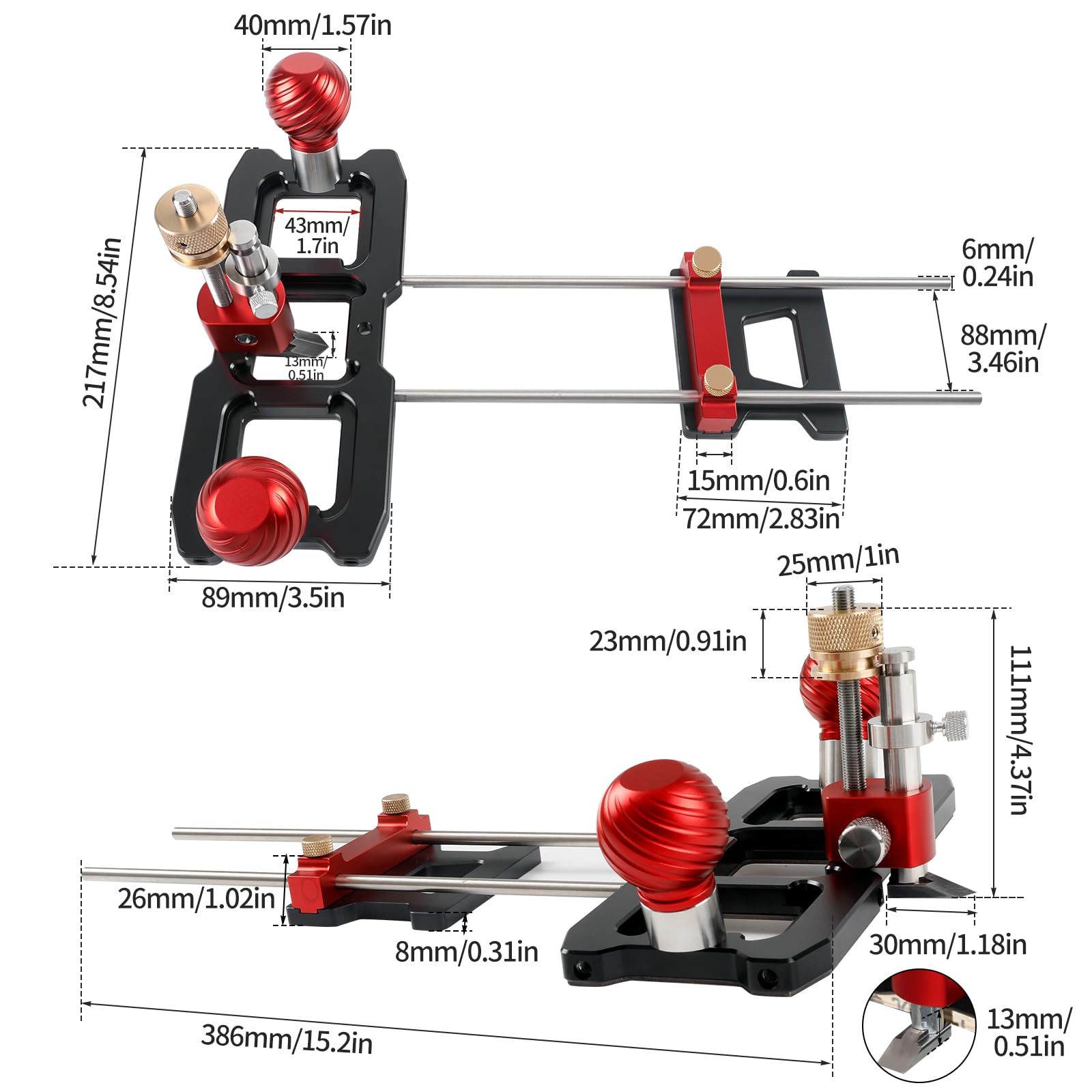 Router Plane Versatile Taglio Strumento Manuale Lavorazione Del Legno Finitura Liscia Aereo Portatile per Pulizia o Estensione Fondo Delle Scanalature Rabbet