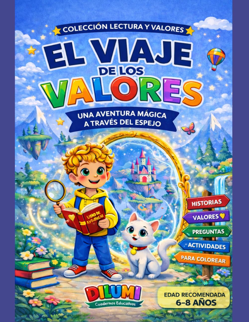 EL VIAJE DE LOS VALORES: Una aventura mágica a través del espejo (LECTURA Y VALORES)