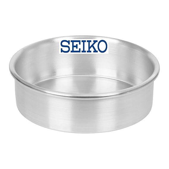 Classic Aluminum Round Cake Mould, 6 inch pan for Microwave Oven