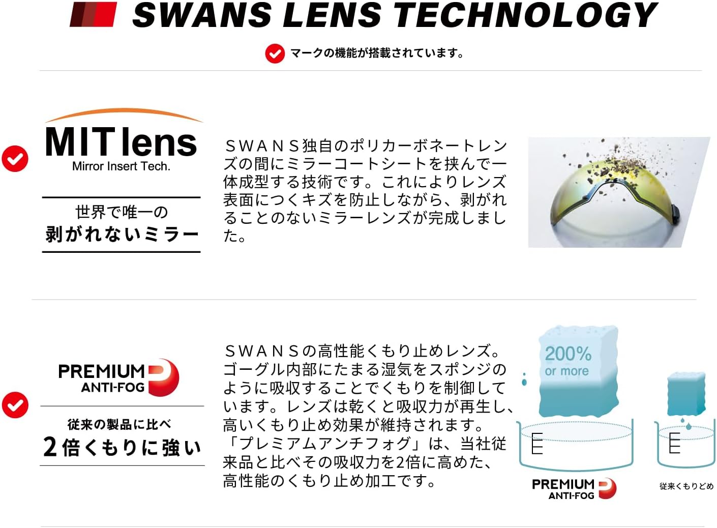 ☆【SWANS/スワンズ】スキー スノボ ゴーグル　24-25モデル　アイスミラ ☆【SWANS/スワンズ】スキー スノボ ゴーグル 24-25モデル