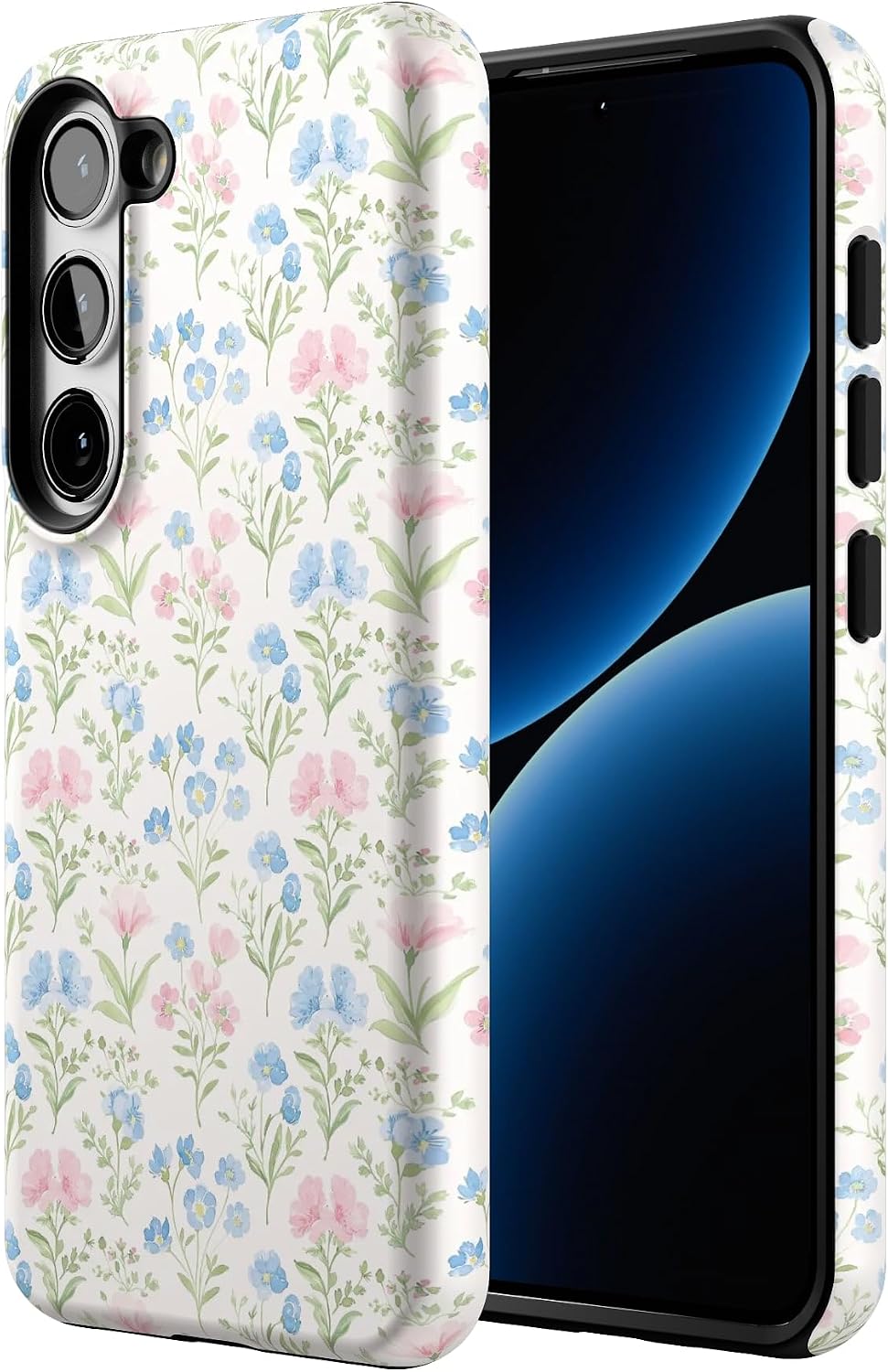 Casely Galaxy S23 Plus Case | Pastel Garden | Sunday Best | Essential Slim Dual-Layer Protective Design