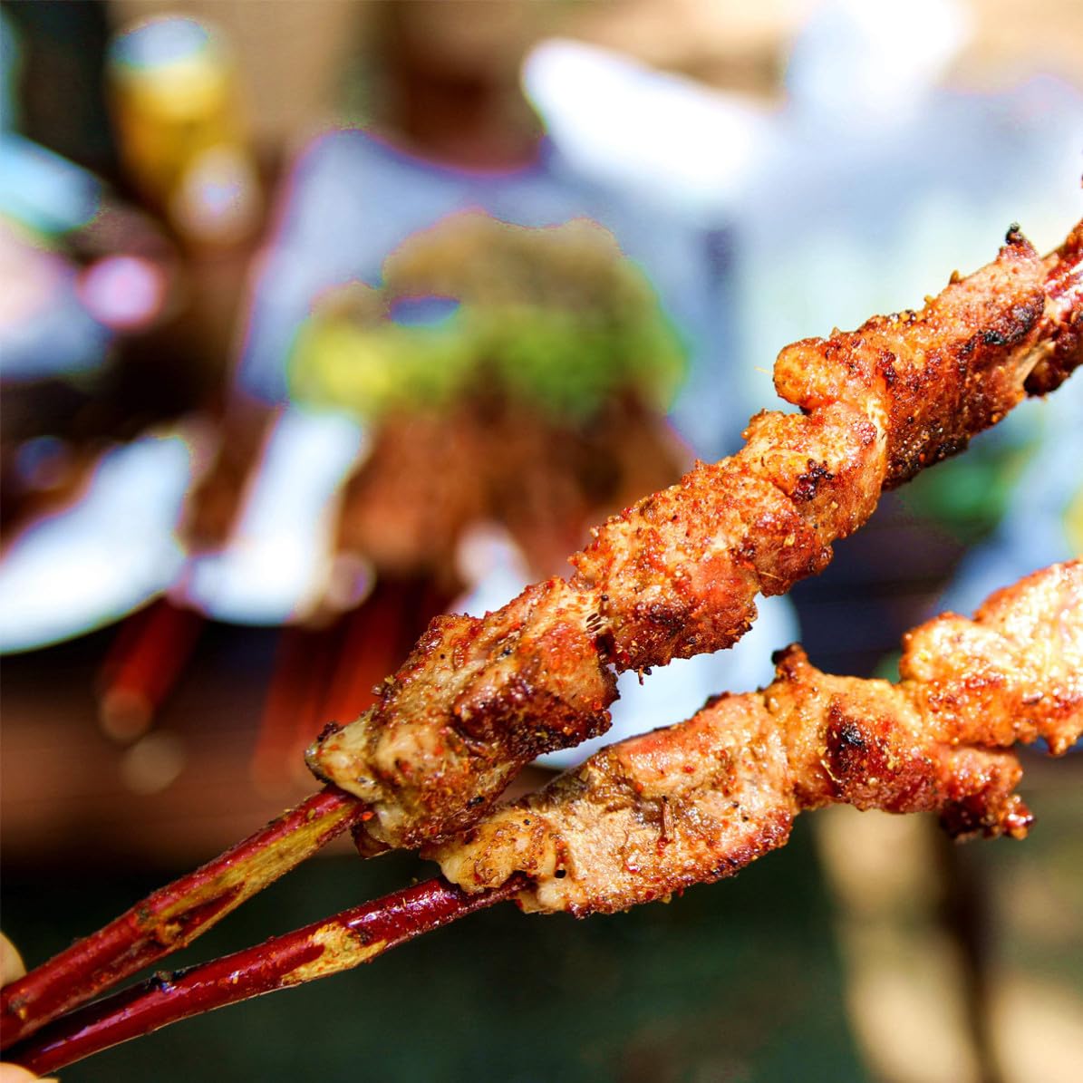 Didiseaon Forchette per Barbecue Pratiche e Comode da 100 in per Barbecue All'aperto e Piccoli Negozi di Bbq