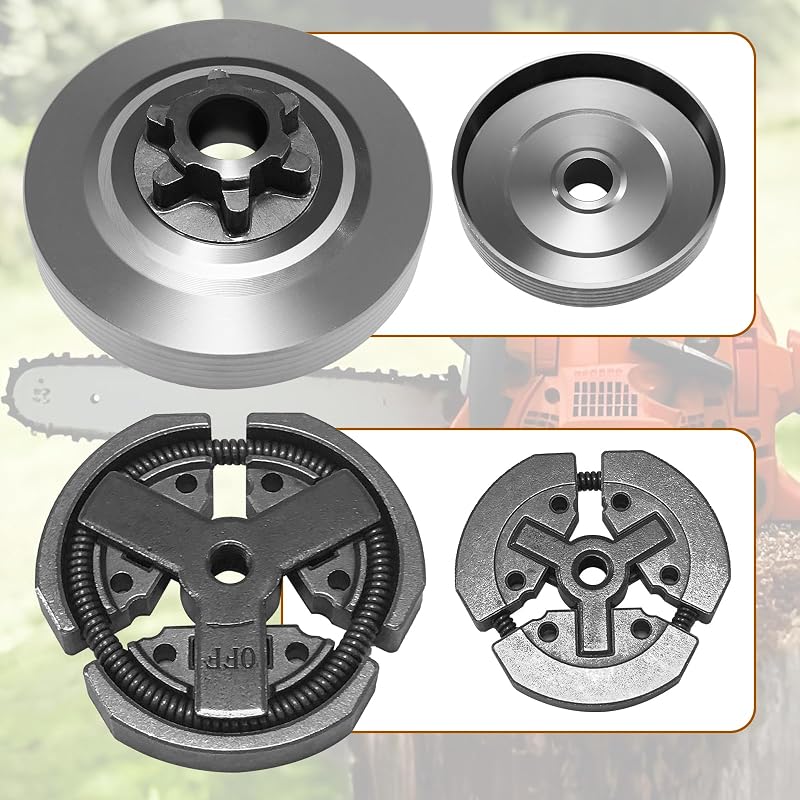 Chainsaw Clutch kit for Ryobi RY3714, RY3716, RY3818 Chainsaw Part Replace #310535001, 309418001
