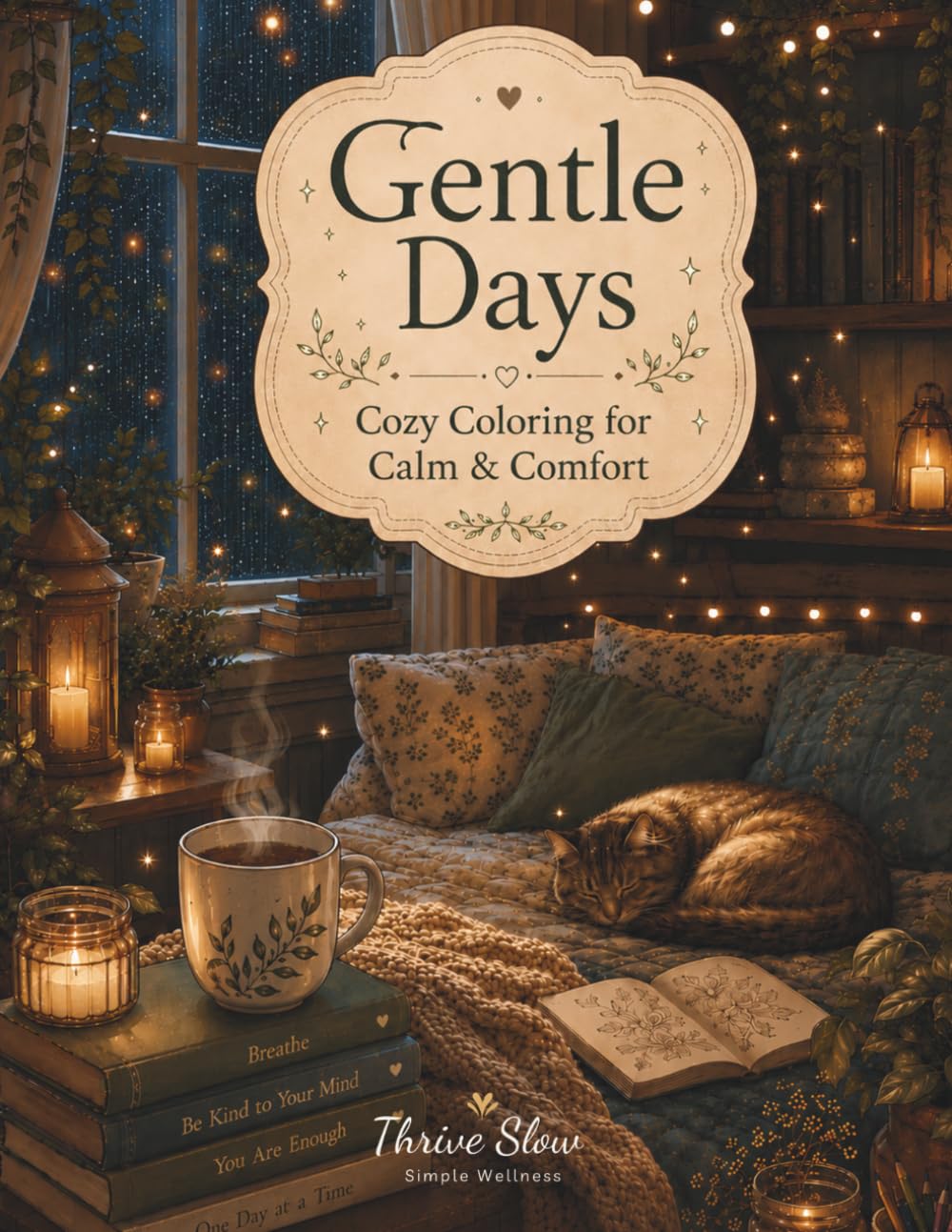 Gentle Days: Cozy Coloring for Calm & Comfort