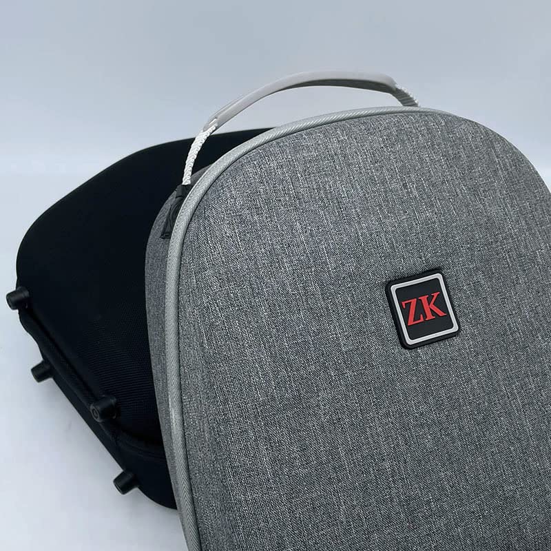 EVA Custodia rigida da viaggio proteggere Box per PS VR2, All-in-One VR Headset & Controllers Borsa di stoccaggio borsa, apertura accurata, fisso cinturino elastico (Grigio)