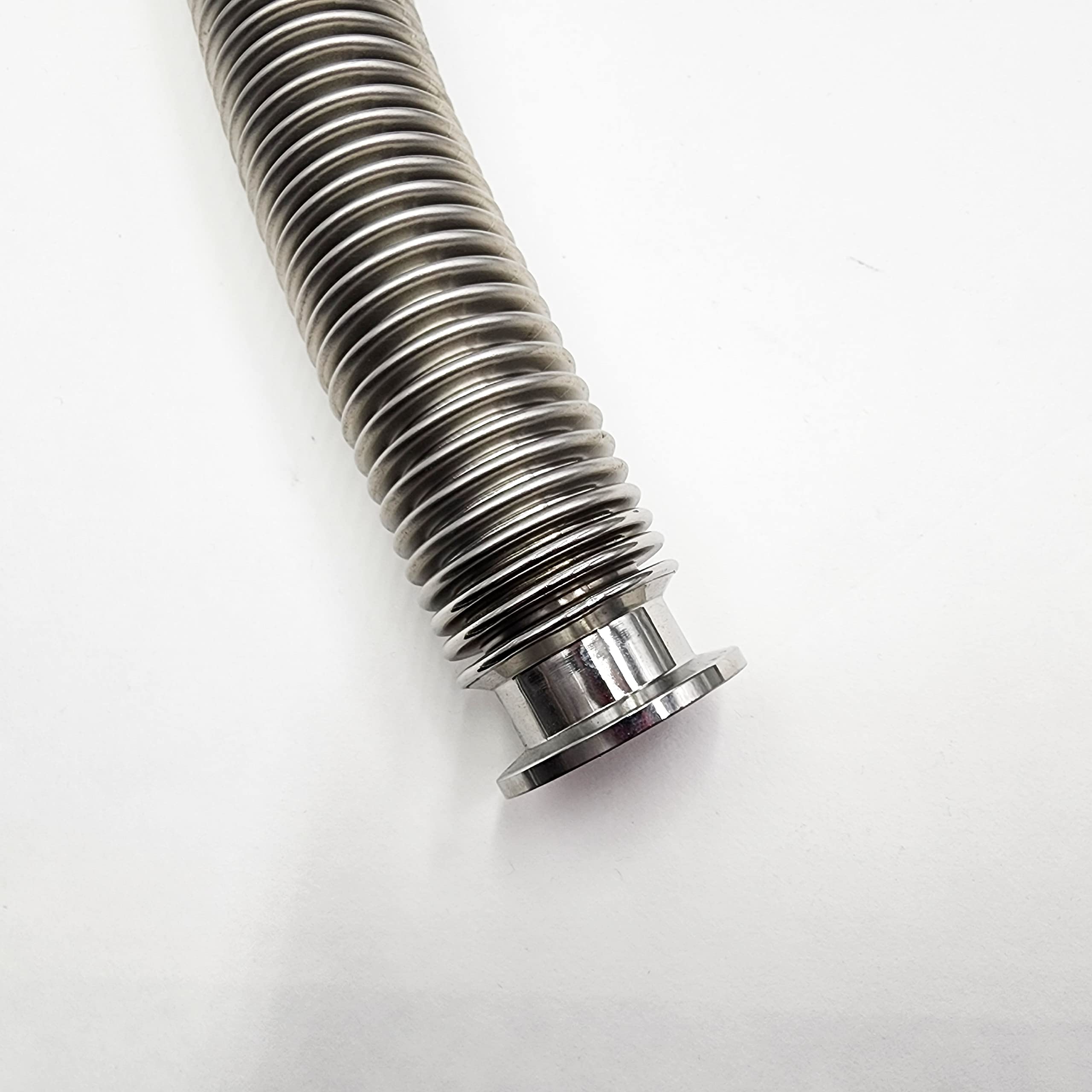 HFS (R) KF-25 Vakuum-Balgschlauch, Edelstahl 304, passend für ISO-KF-Flanschgröße NW-25, mit 2 Sets Aluminium-Klemme/Zentrierring/FKM-O-Ring (1000 mm)