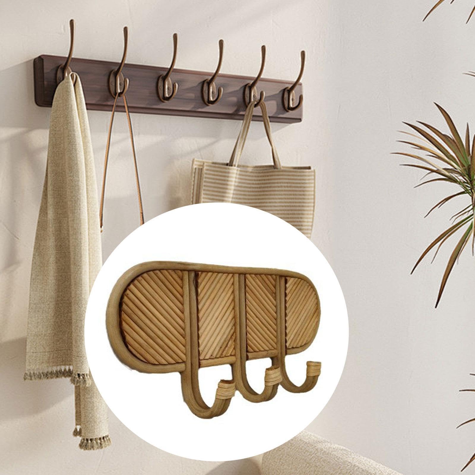 Qianly Gancho de Pared de Diseño Retro con para Colgar Gorras, Bolsos Y Toallas.