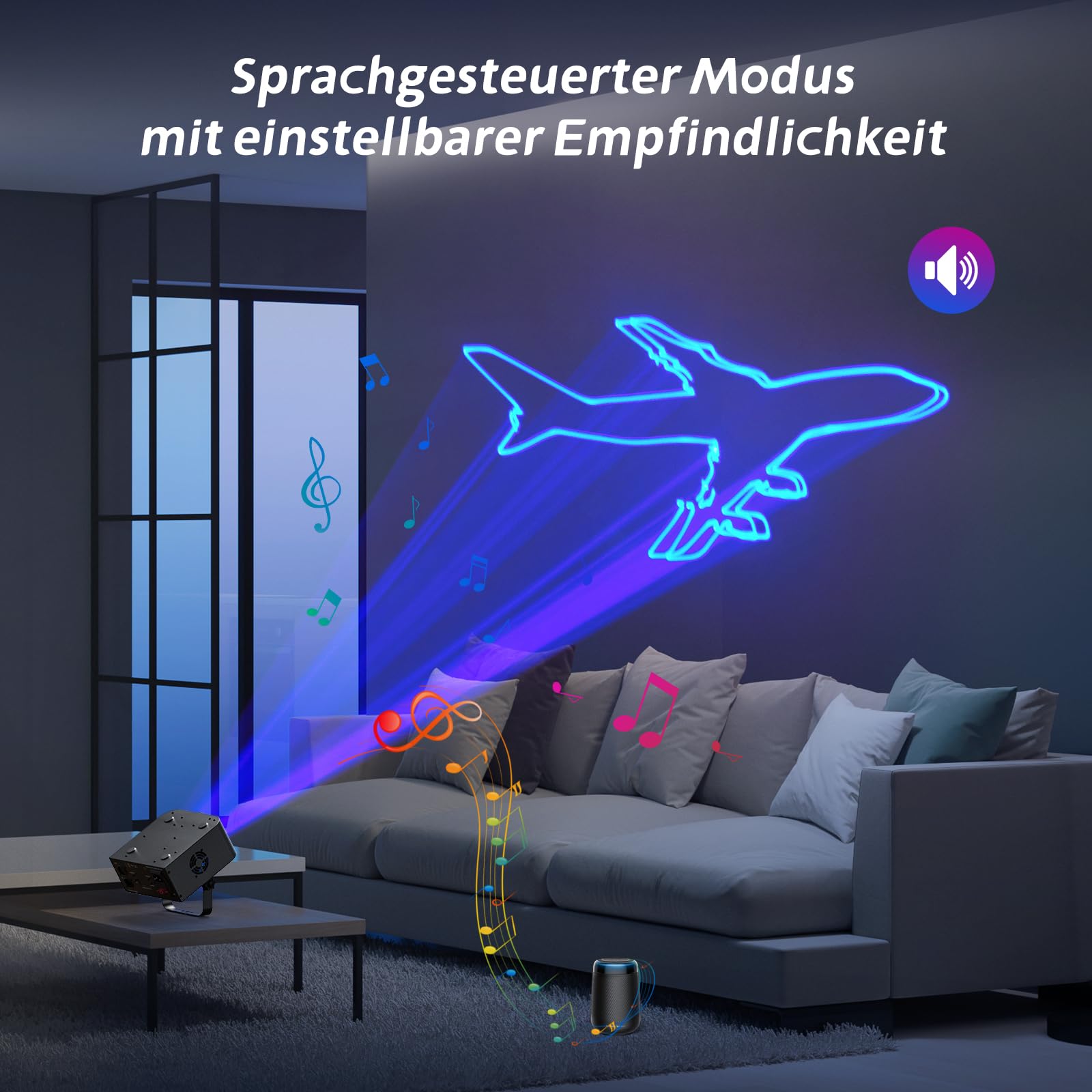 ZonQoonz Jeux de Lumiere, Jeu de Lumiere Soiree Animées 3D, Jeux de Lumiere DJ avec Télécommande, DMX512 et Effets de Faisceau à Commande Vocale pour Fête Spectacle en direct, Club, Halloween ZonQoonz Jeux de Lumiere, Jeu de Lumiere Soiree Animées 3D, Jeux de Lumiere DJ avec Télécommande, DMX512 et Effets de Faisceau à Commande Vocale pour Fête Spectacle en direct, Club, Halloween