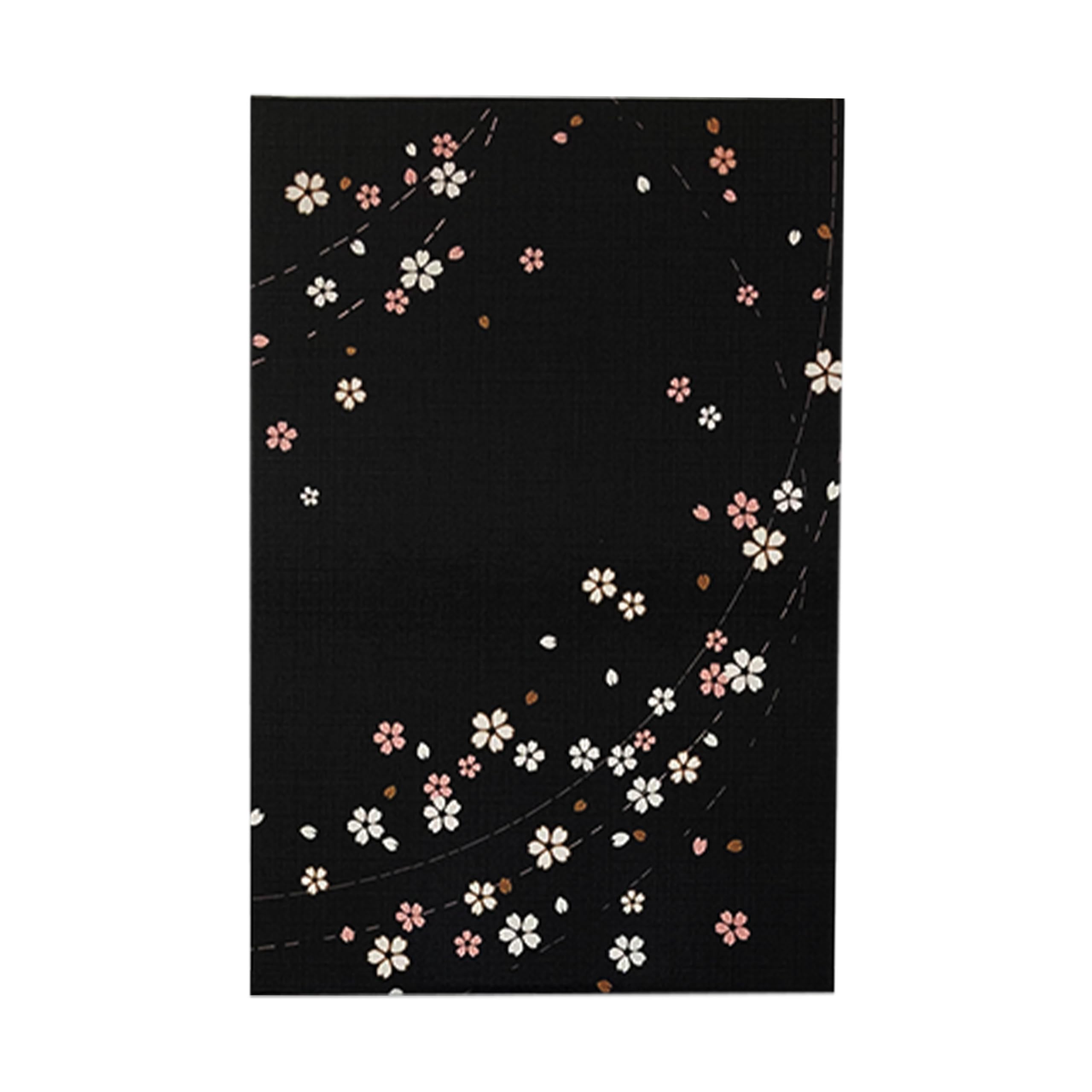 Sakura Black Goshuin Accordion Collection Book