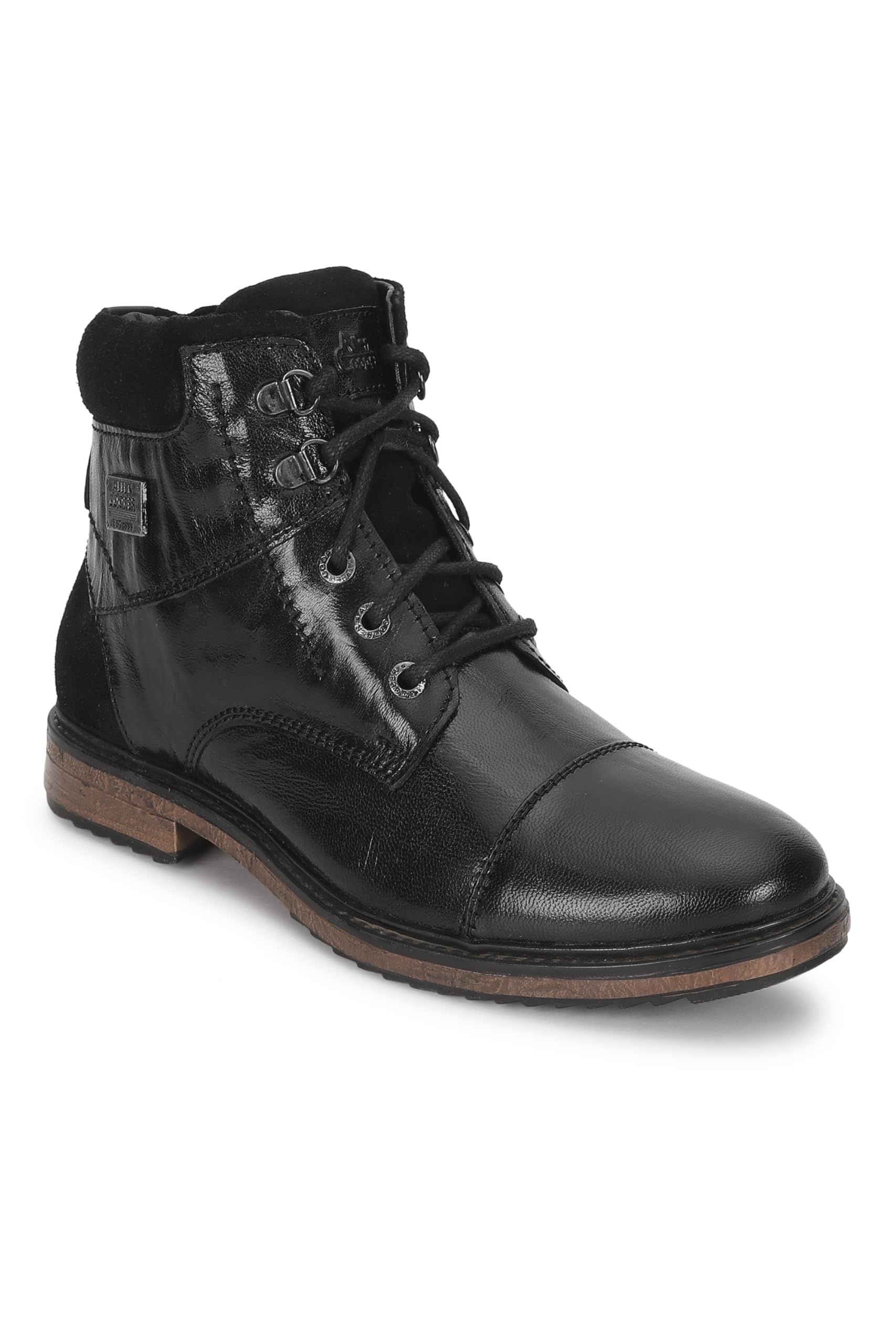 Allen Cooper Crumbled Leather Boots For Men(909BL-6) (B0DGTB912R) Amazon Price History, Amazon Price Tracker