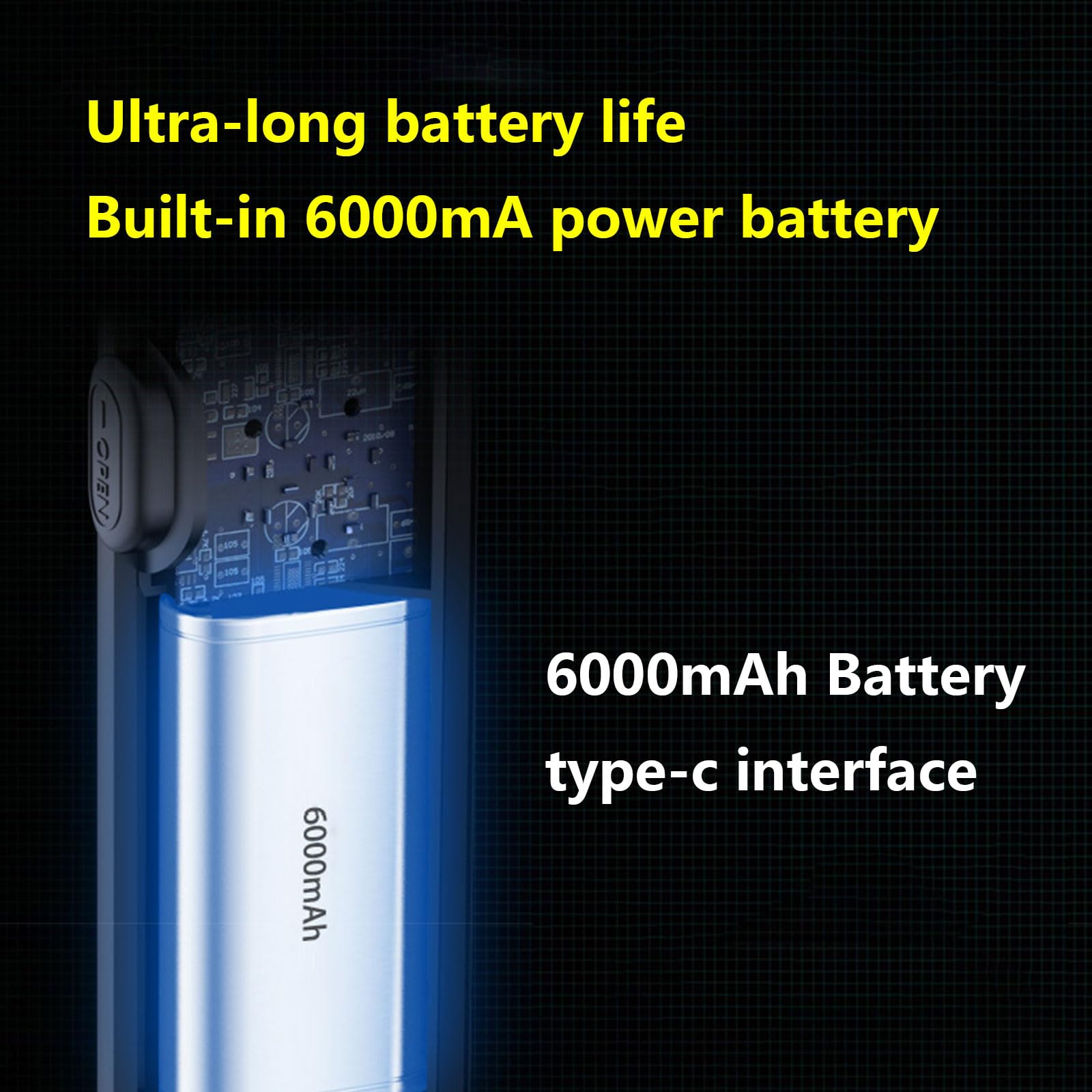Limpiador De Escamas De Pescado Portátil, Descamador De Pescado Multifuncional, Batería De Iones De Litio De 4000/6000 Mah, Ajuste De 3 Velocidades, Hoja De Acero Inoxidable 304, 8500 Rpm 4000mAh