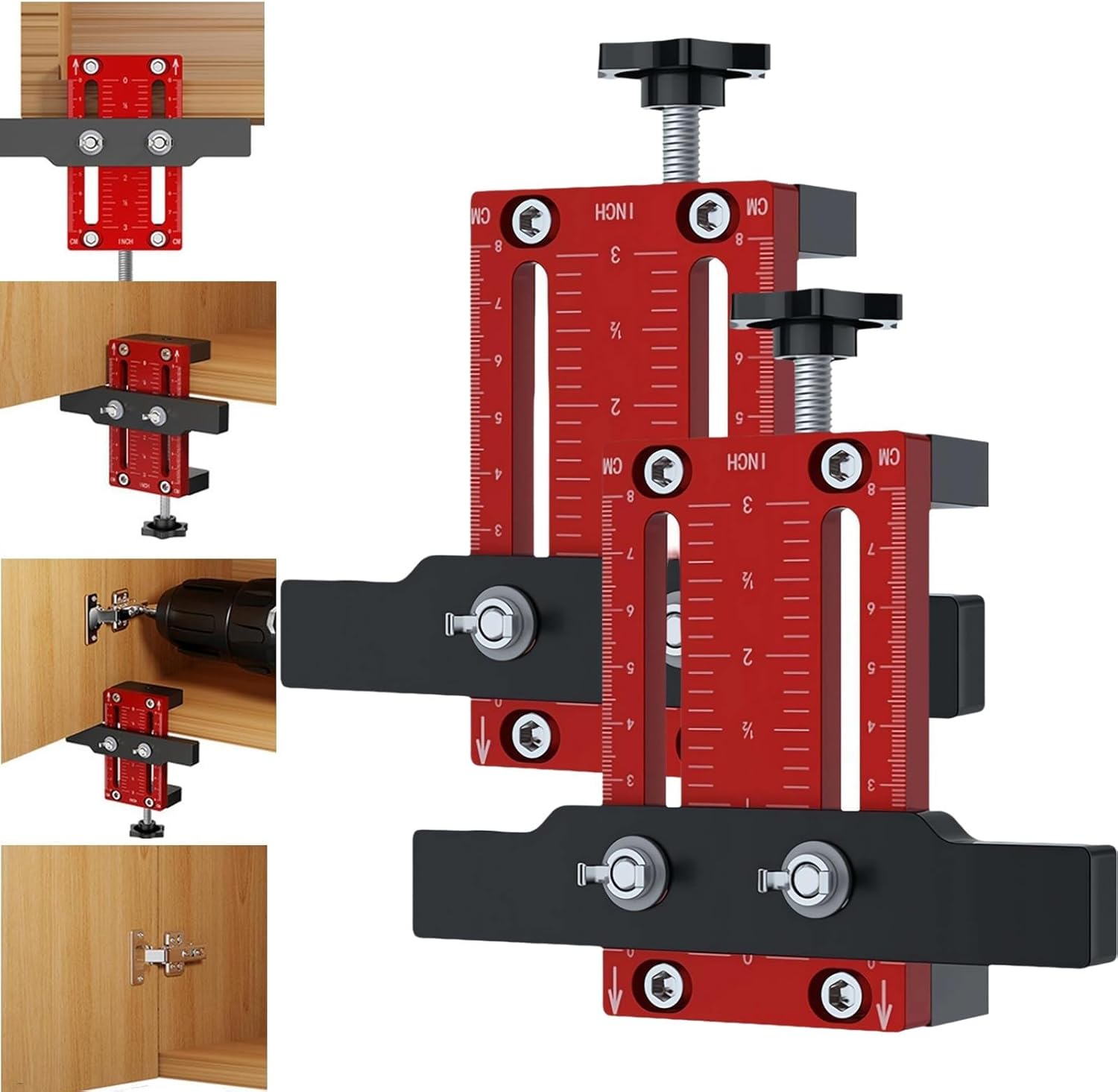 Door Installation Positioner, Adjustable Versatile Hardware Jig