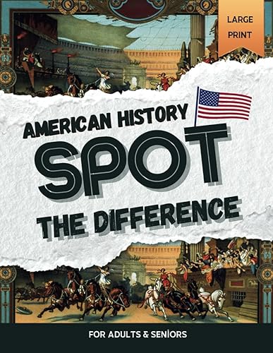 American History Spot the Difference for Adults & Seniors Large