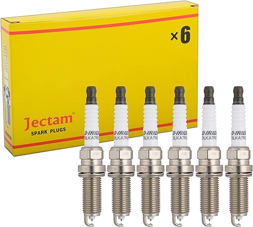 Jectam Bujías de repuesto automotriz Iridium 6 piezas 12290-5A2-A01 DILKAR7G11GS compatibles con 2013-2015 ILX 1.8L L4, 2008-2012 Accord 2.4L L4, disponible en Yaxa Colombia