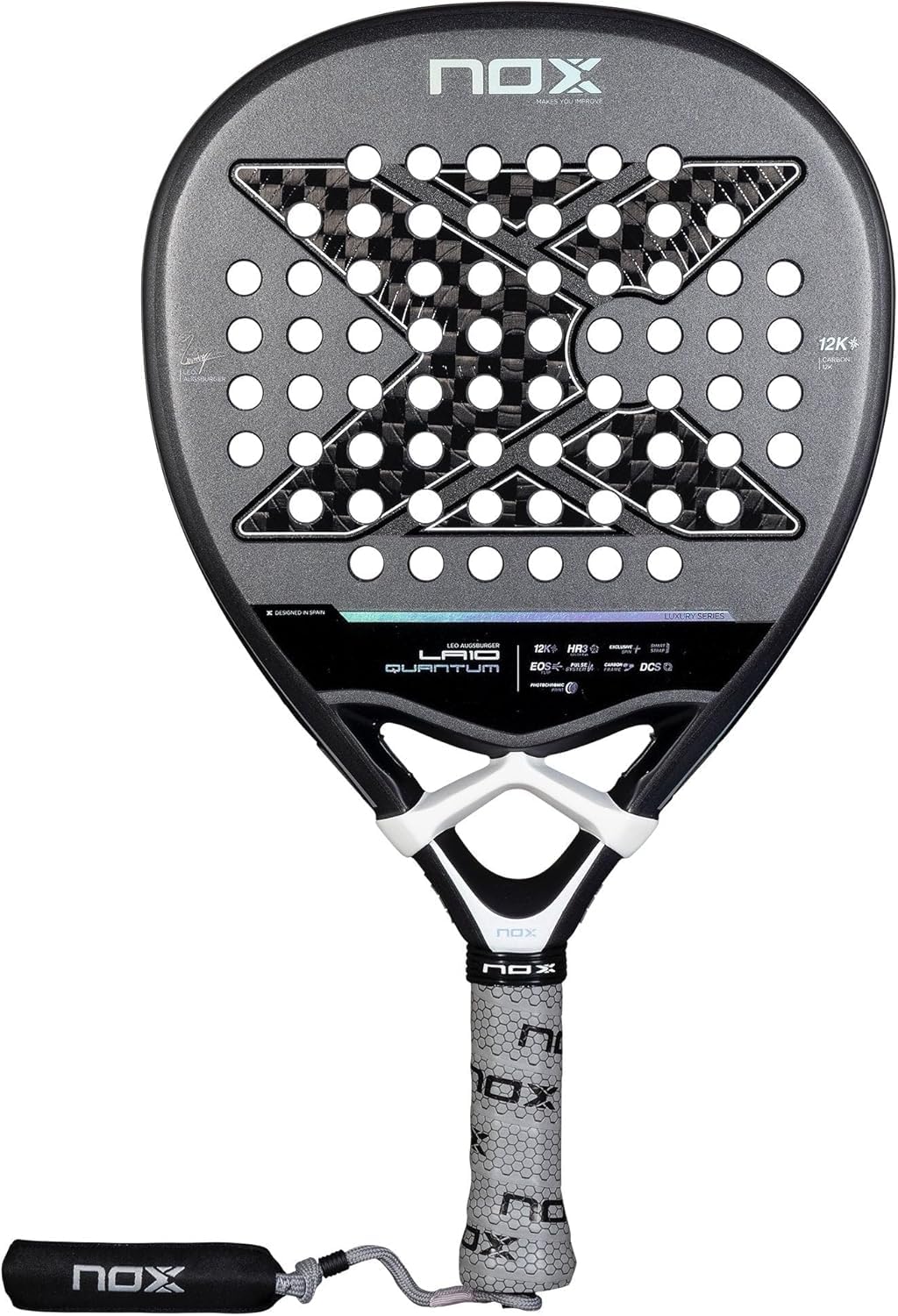 Raquete de padel LA10 Quantum 12K 2025 | Luxury Diamond Series