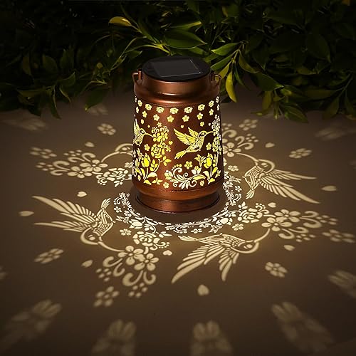 Miniatura 13 de Linternas solares al aire libre impermeables para decoración de jardín, regalos de Navidad para mujeres, mamá, ideas para regalos de cumpleaños,