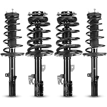 Front & Rear Quick Struts Shocks w/Coil Springs for 2007-2011 Toyota Camry 2.4L 2.5L Exc. SE, Replace for 172307 172308 172310 172309, Strut Shock Absorbers Assembly 2008 2009 2010