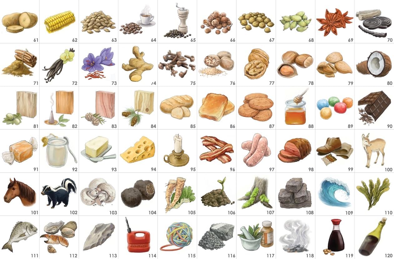 Aromathèque - The Nosing Kit of 120 Aromas by Aromaster