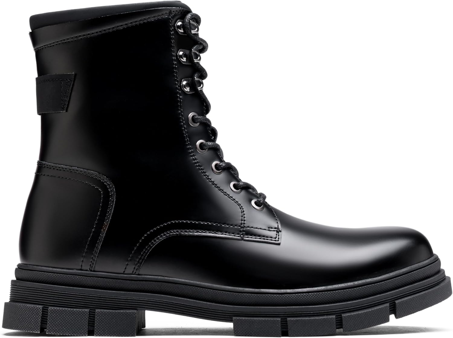 Jousen Mens Combat Boots Lace up Boots for Men Waterproof Motorcycle Boots Men - Image 4