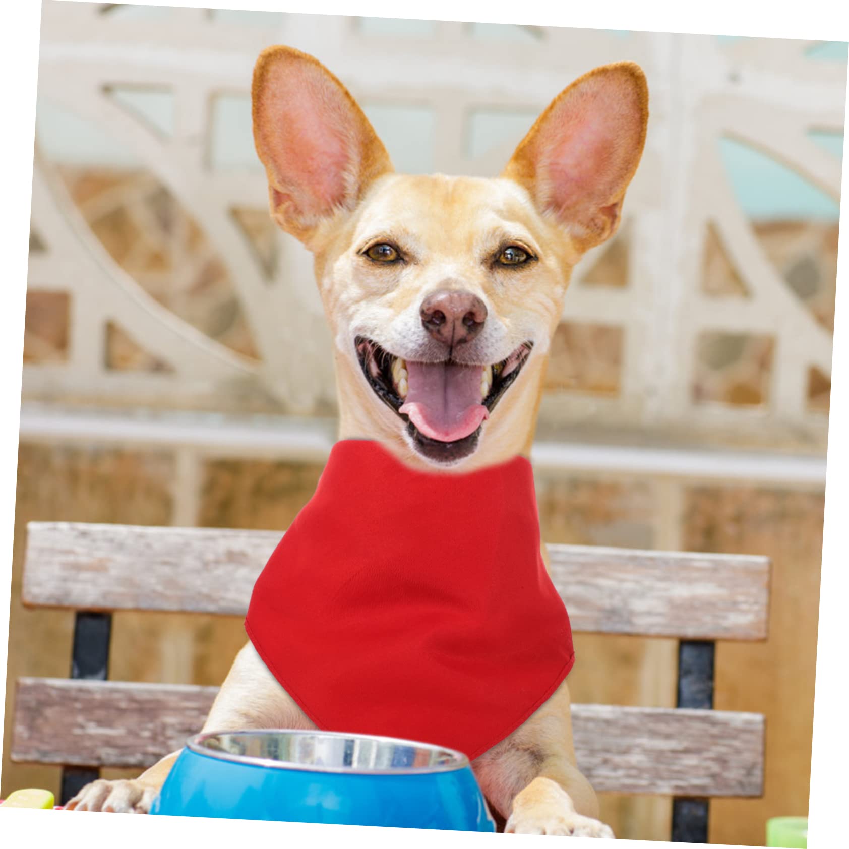 POPETPOP Hundeschal 16 Stück Haustier-Hunde-Lätzchen Welpen- Bunte Welpen- Bunter Schal -Bandanas -Sabber-Lätzchen -Kopftuch-Zubehör Große Bandanas