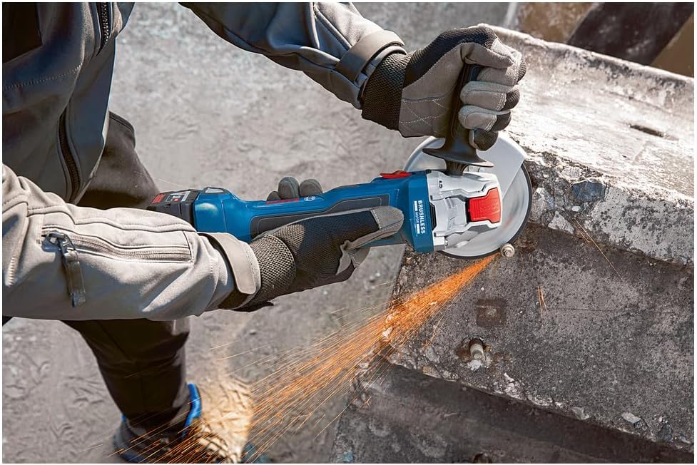 Bosch Professional 18V System angular grinder BITURBO GWX 18V-7 with X-LOCK (Ø disc: 125 mm, power 700 W)