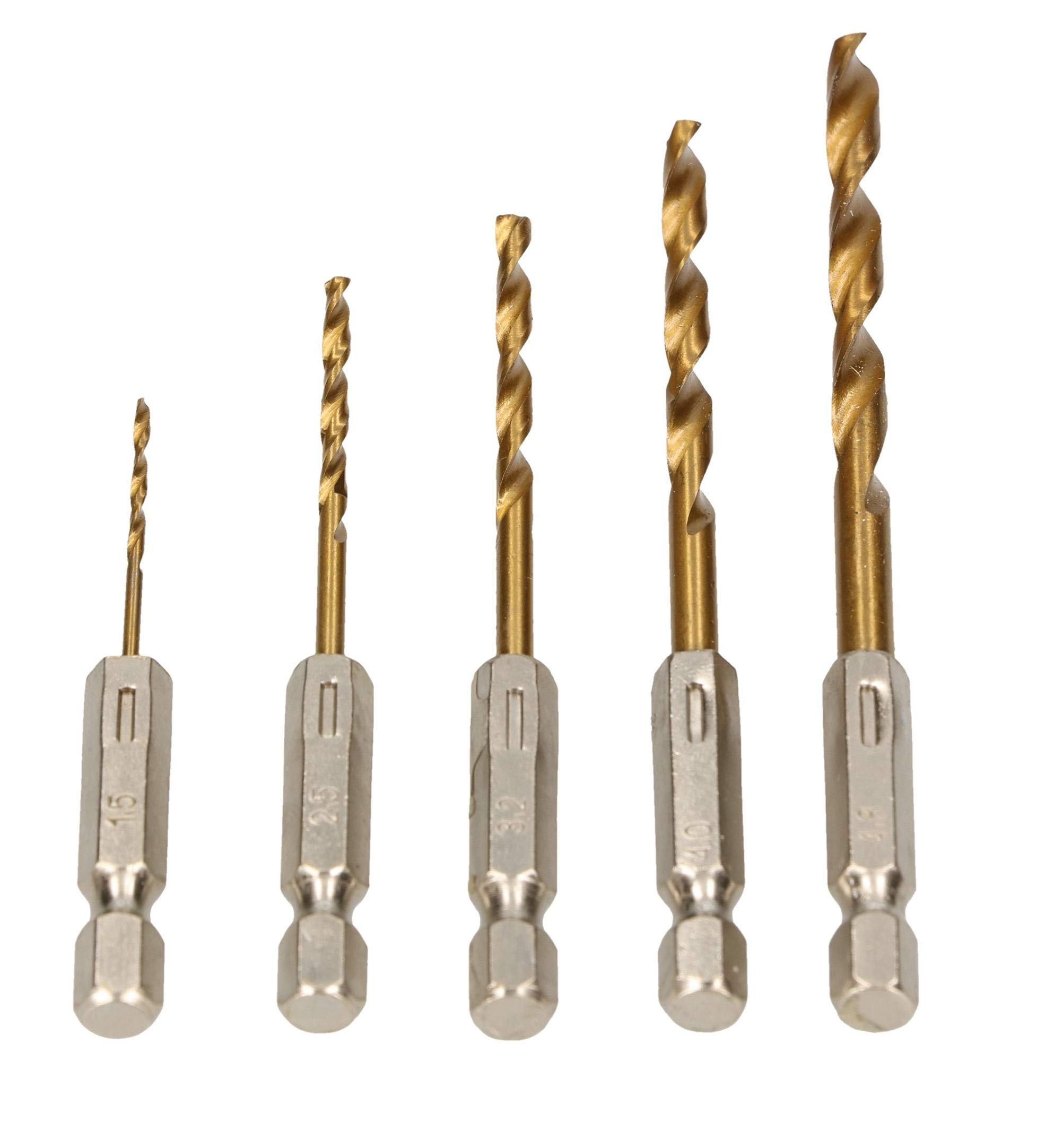 Nuovissimo Set Di Punte Da Trapano HSS 1,5-6,5 Mm 1/4 Gambo - Foto 3