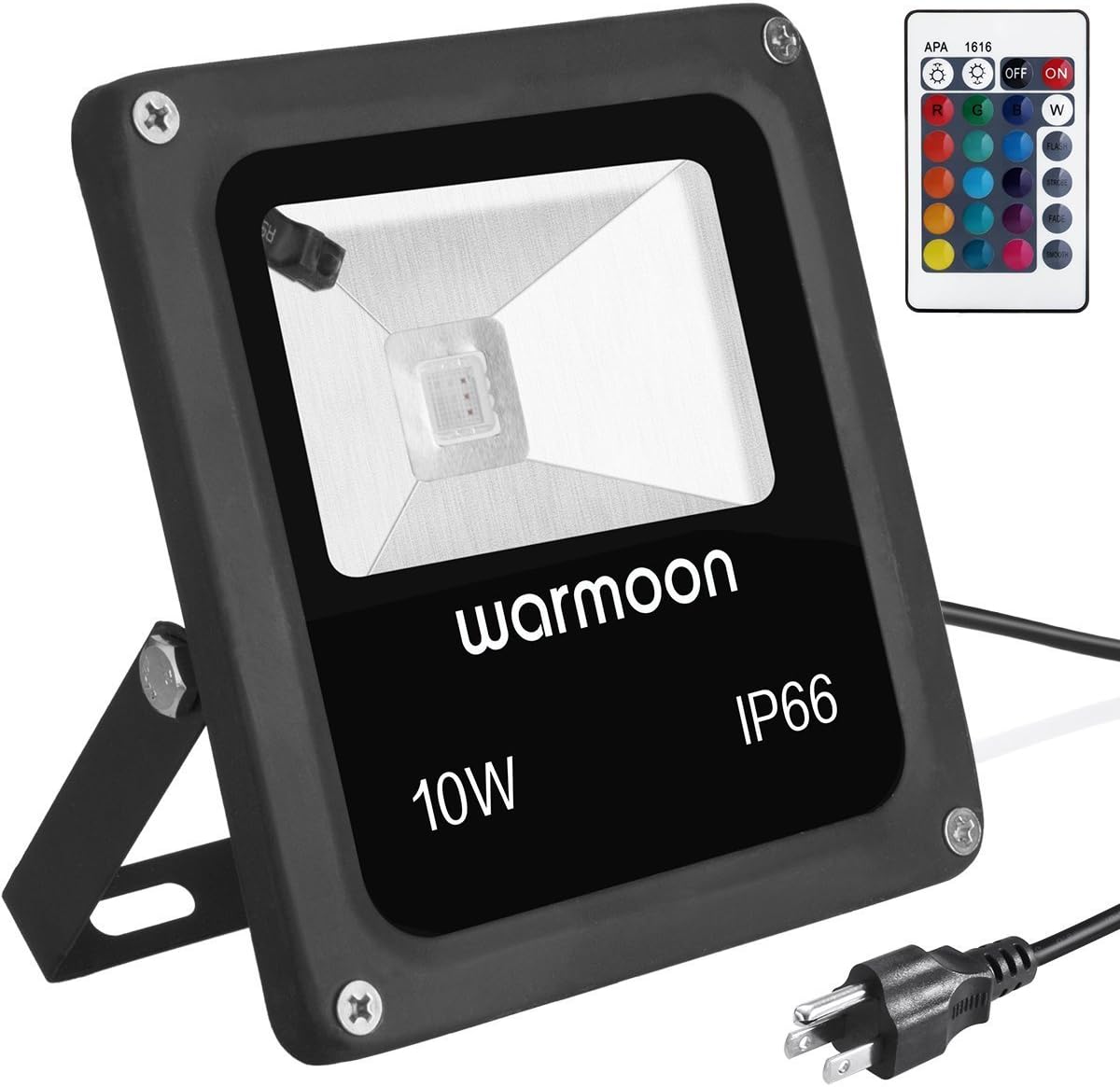 KUFUNG 10W Outdoor LED RGB Flood Light, one Size, 46pcs7