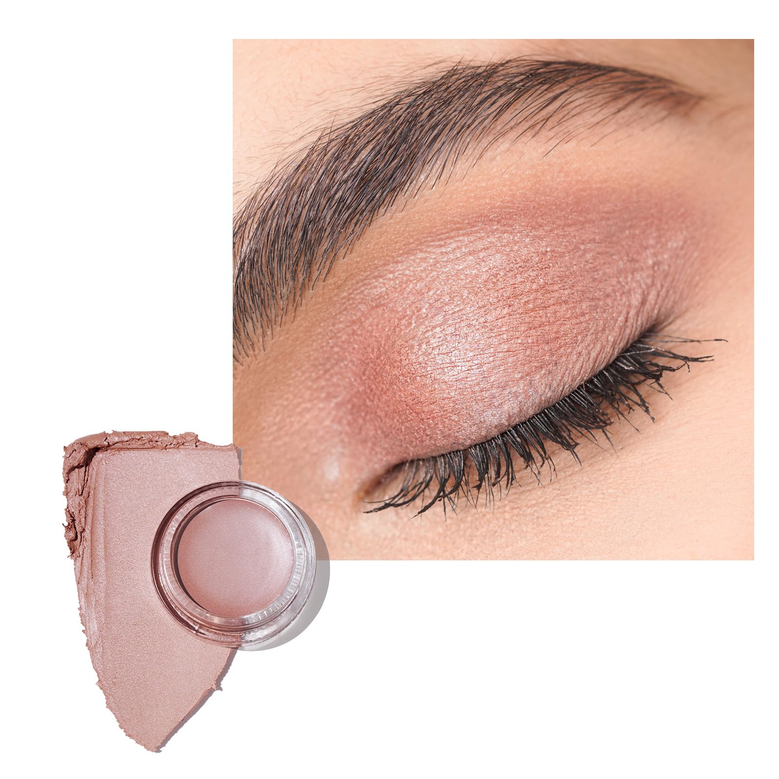 Matte Eye Shadow Peach Pink | Eyeshadow Primer Fine Texture Up to 12 Hours+ Wear | Waterproof Matte Finish | Daily Eye Makeup | Vegan | 06g (CM05) Nubile