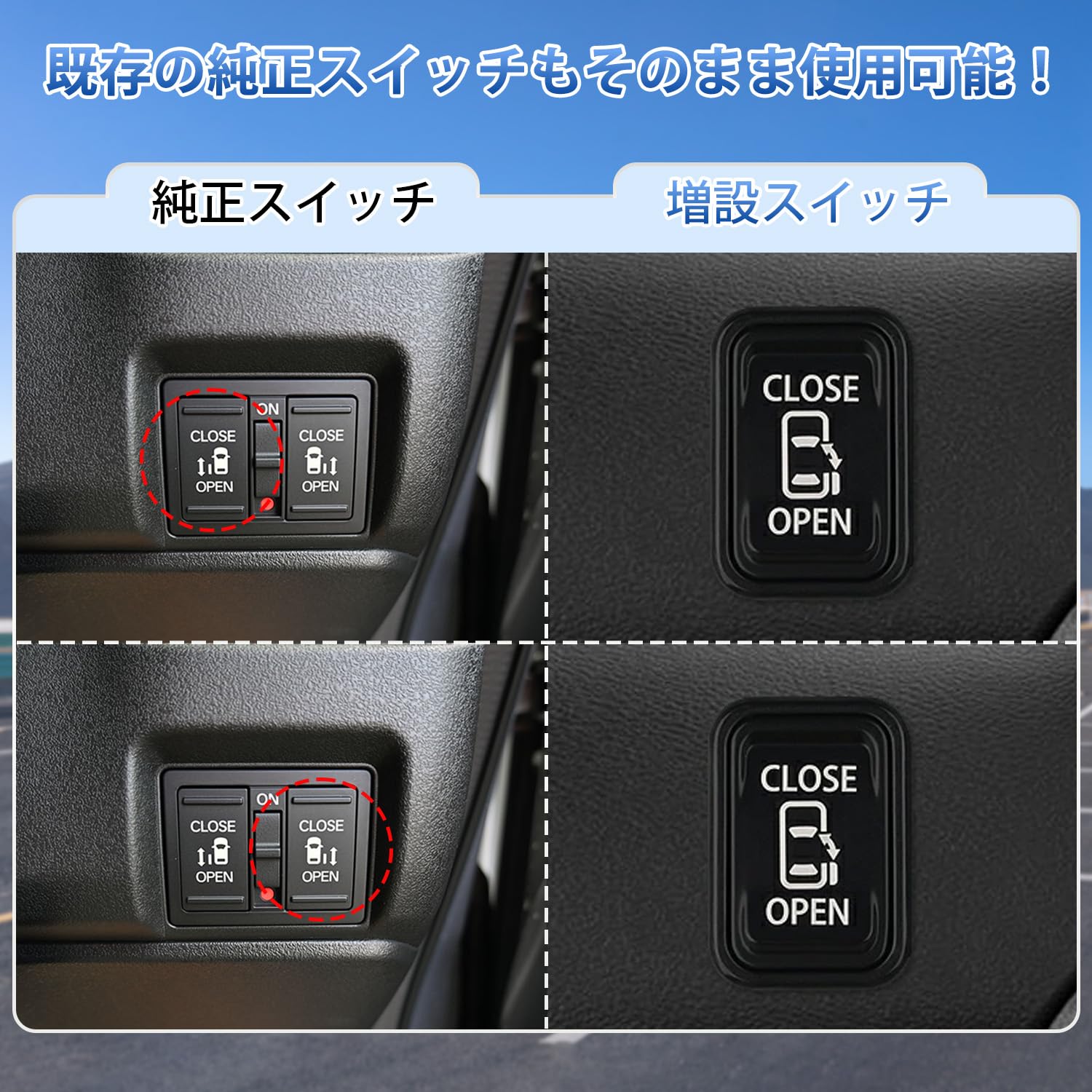 Amazon.co.jp: Jiooy ホンダ 新型N-BOX JF5 JF6パワースライドドア