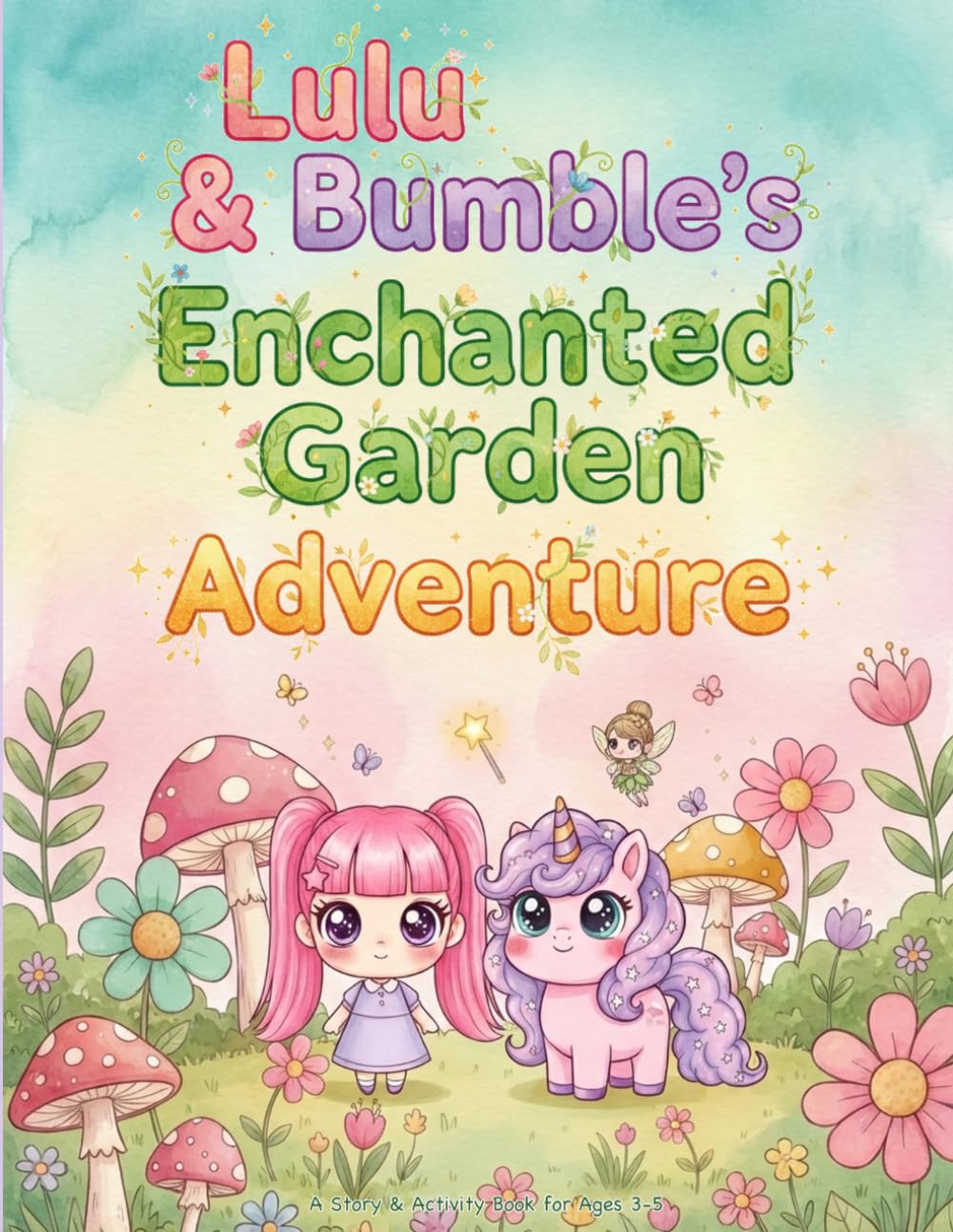 Lulu & Bumble's Enchanted Garden Adventure: A Story & Activity Book for Ages 3-5