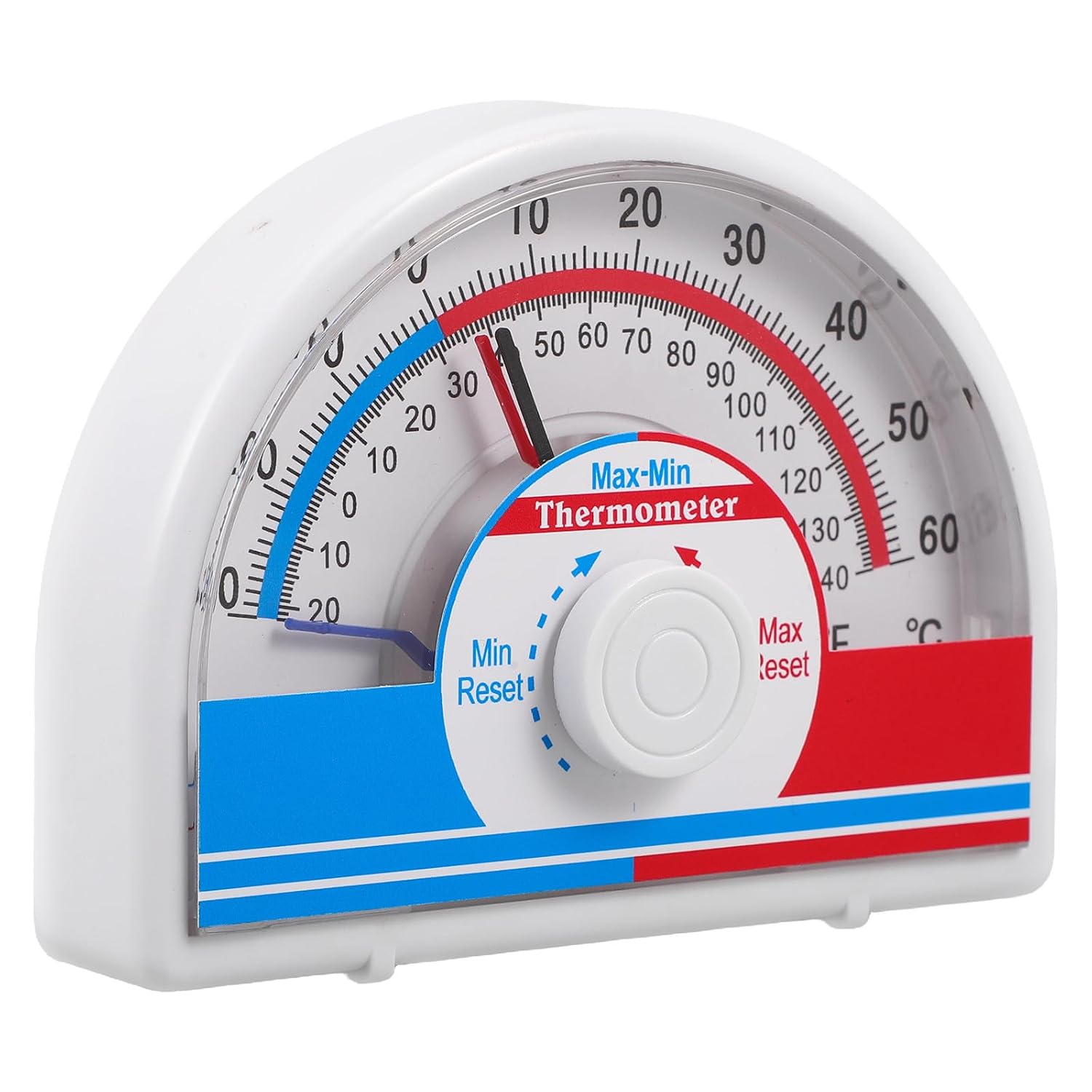 Wall Mounted Thermometer, High Precision Analog Temperature Indicator