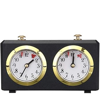Schachuhr Professionelle Schachuhr Spieluhr Analoge Uhr Schachuhr I Go Countup Countdown Timer Internationaler Schach Timer Amazon De Spielzeug