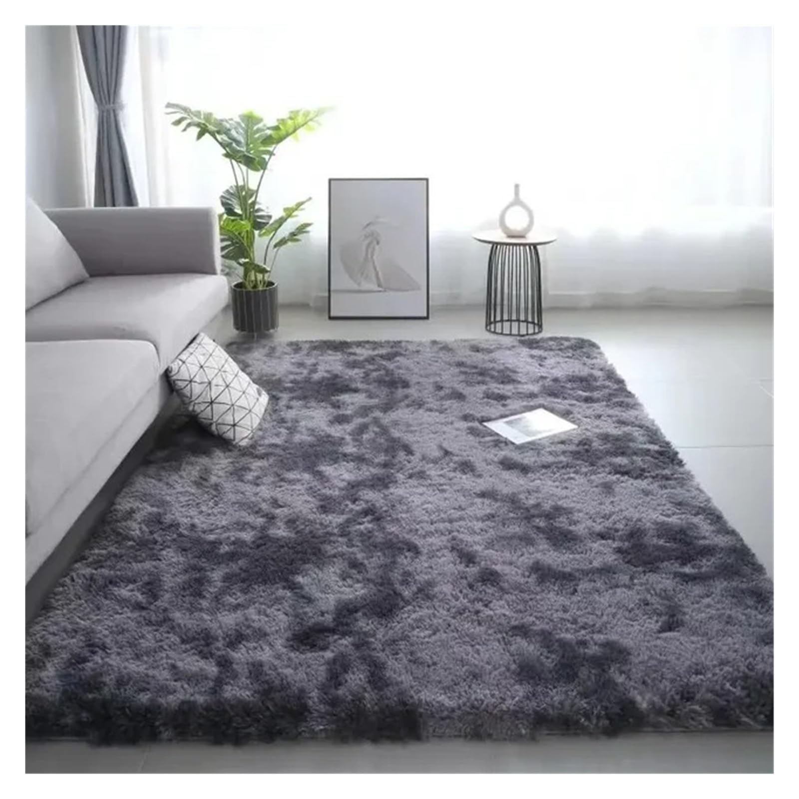 JHSDHYD Rugs for bedroom Gradient Silk Wool Full Carpet Children's Room Study Bedroom Bedside Rug Absorbent Comfortable Non-Slip Carpet(CSM2,50X80CM (1.64X2.62FT)